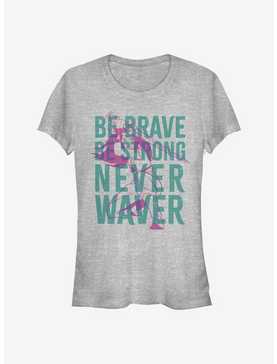 Disney Raya and the Last Dragon Be Brave Never Waiver Girls T-Shirt, ATH HTR, hi-res