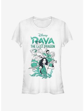 Disney Raya and the Last Dragon Characters Girls T-Shirt, WHITE, hi-res