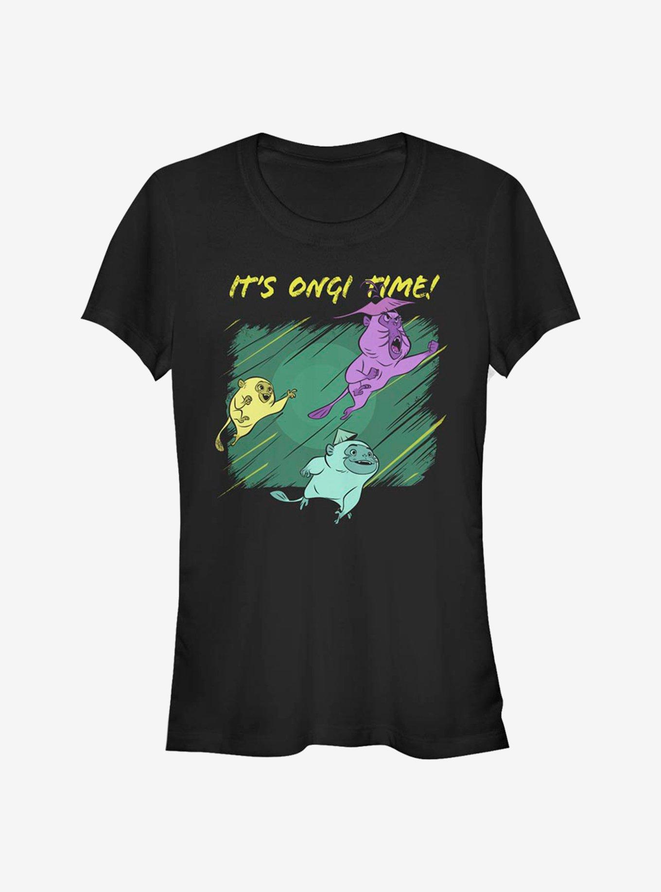 Disney Raya and the Last Dragon Fearless Ongi Trio Girls T-Shirt, BLACK, hi-res