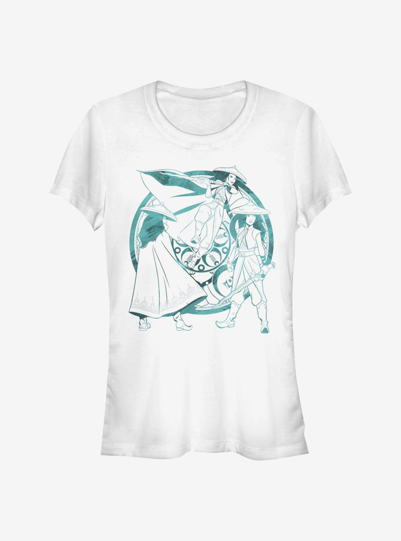Disney Raya and the Last Dragon Raya Watercolor Girls T-Shirt, , hi-res