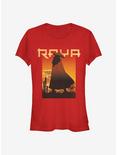 Disney Raya and the Last Dragon Raya Desert Girls T-Shirt, RED, hi-res