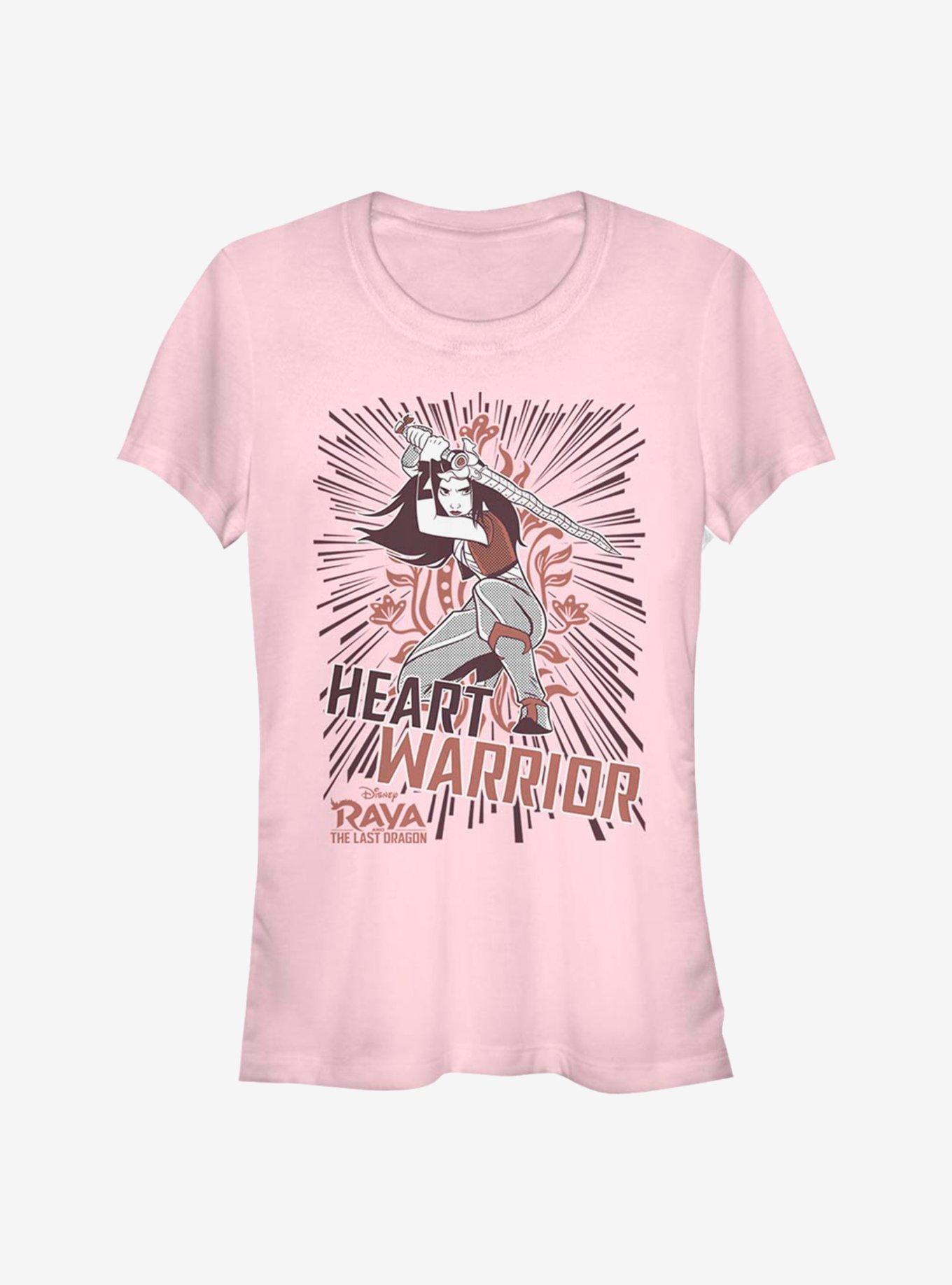 Disney Raya and the Last Dragon Raya Heart Warrior Girls T-Shirt, LIGHT PINK, hi-res