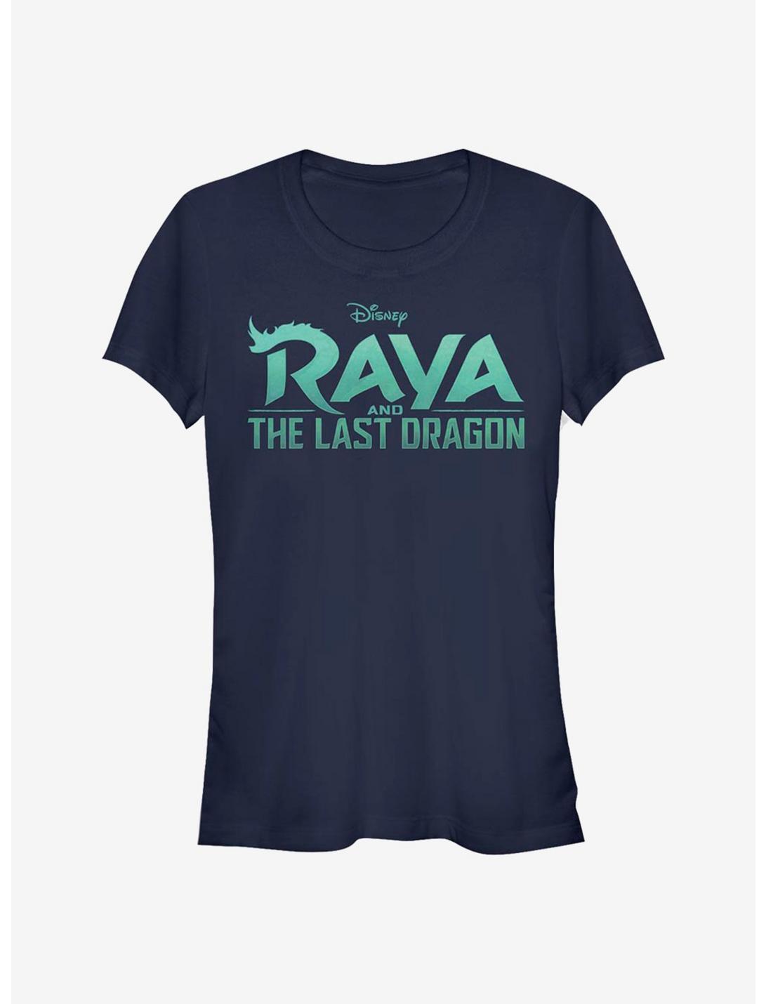 Disney Raya and the Last Dragon Raya Logo Girls T-Shirt, NAVY, hi-res