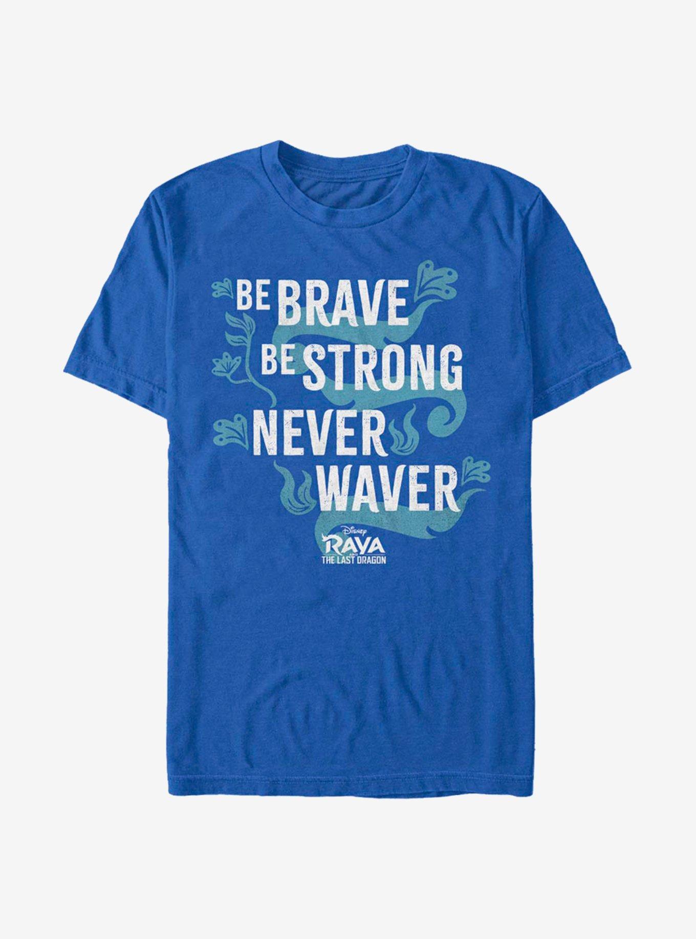 Disney Raya and the Last Dragon Be Brave T-Shirt, ROYAL, hi-res