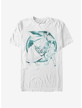 Disney Raya and the Last Dragon Raya Watercolor T-Shirt, WHITE, hi-res