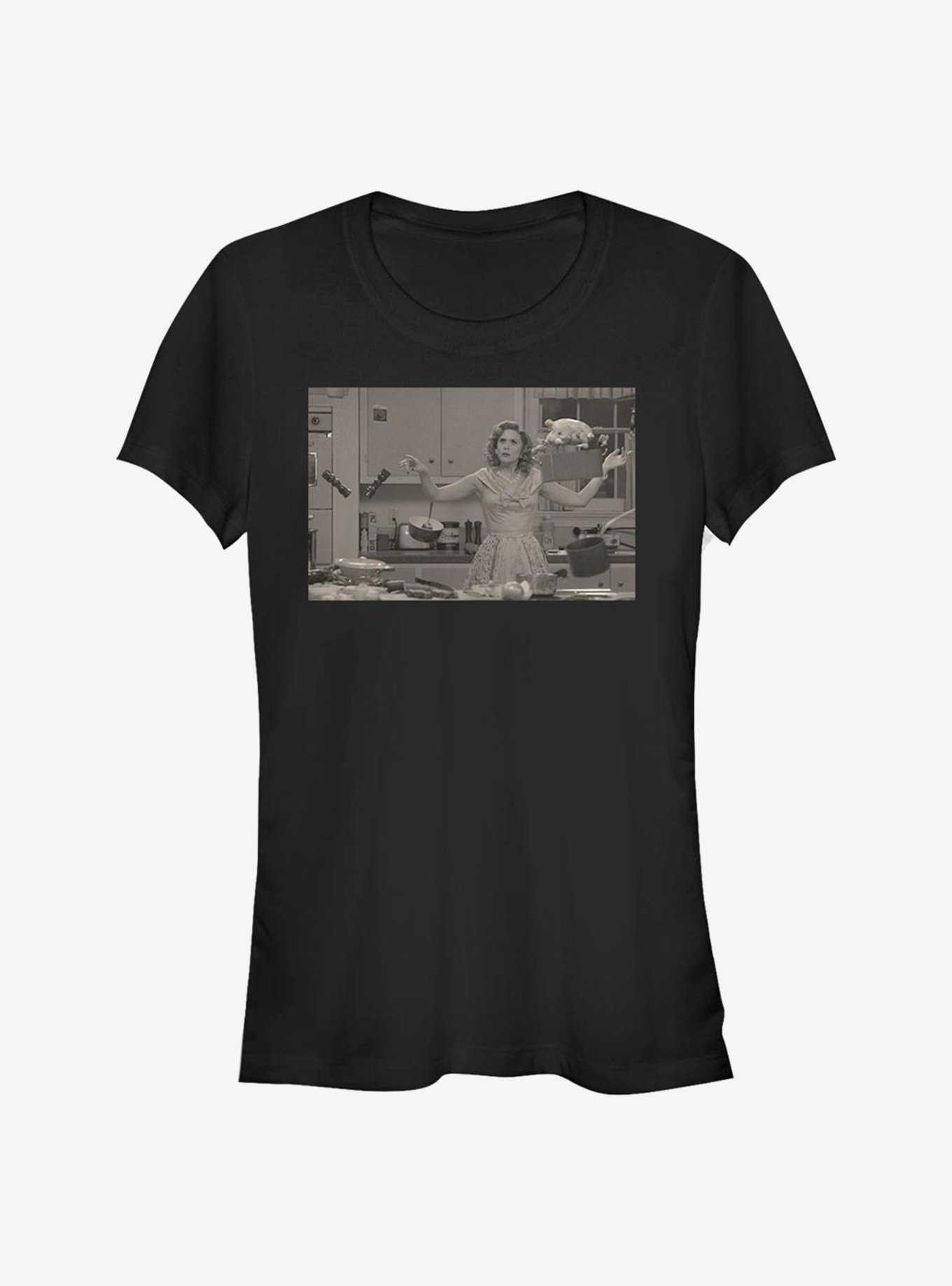 Marvel WandaVision Kitchen Scene Girls T-Shirt, , hi-res