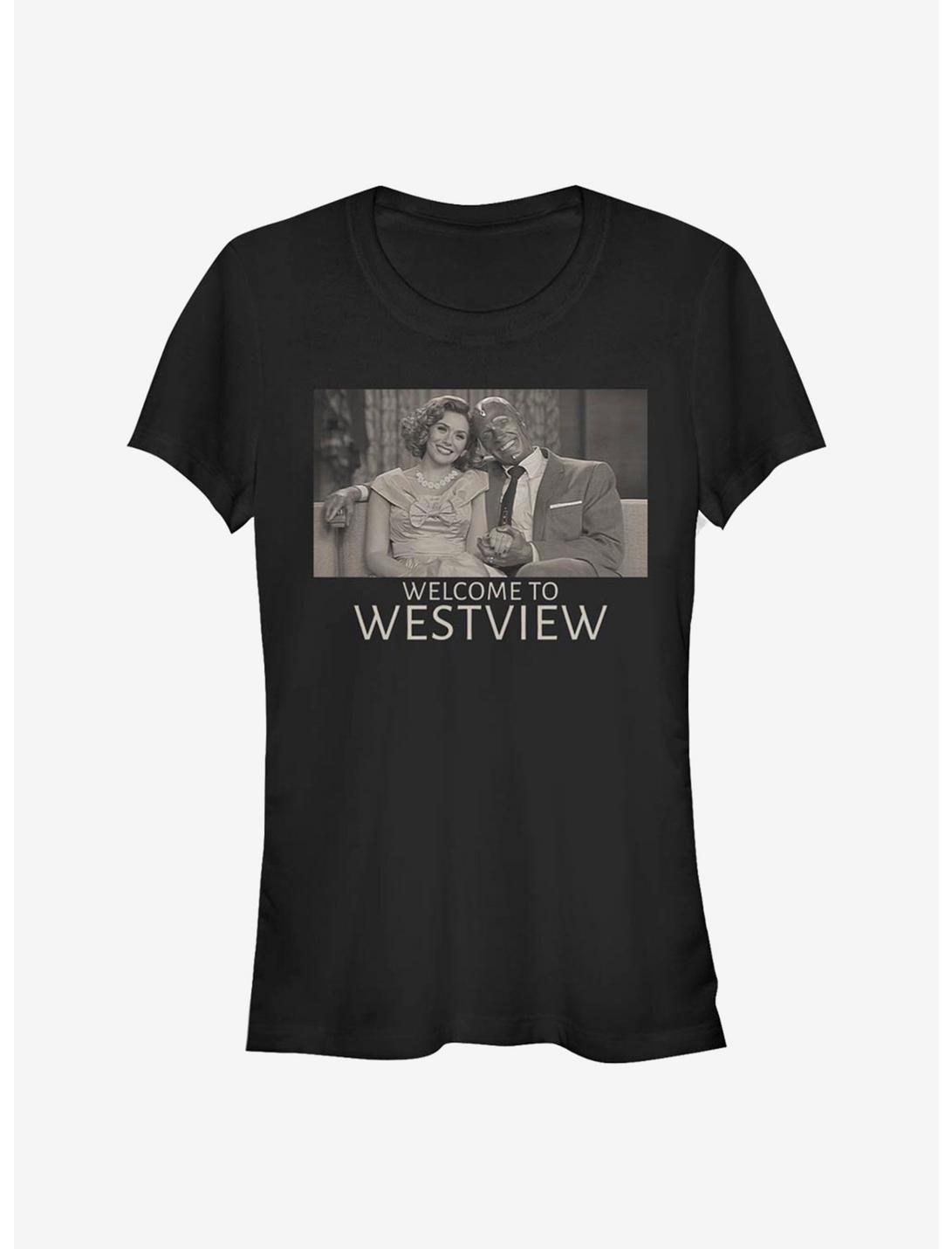Marvel WandaVision Welcome To Westview Girls T-Shirt, BLACK, hi-res