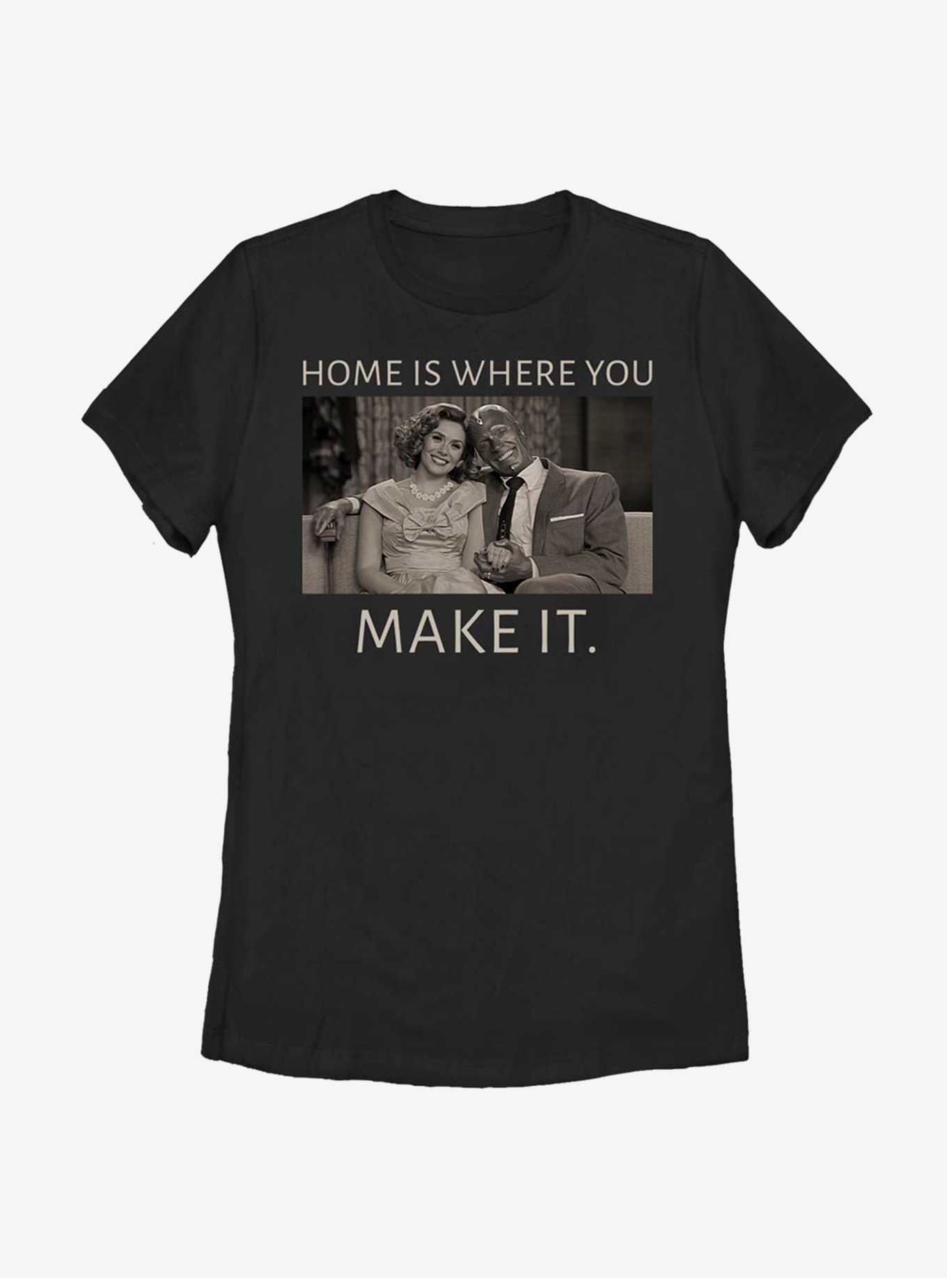 Marvel WandaVision Home Is Where You Make It Womens T-Shirt, , hi-res