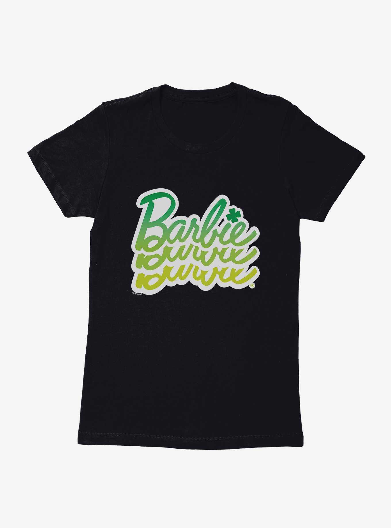 Barbie St. Patrick's Day Green Ombre Womens T-Shirt, , hi-res