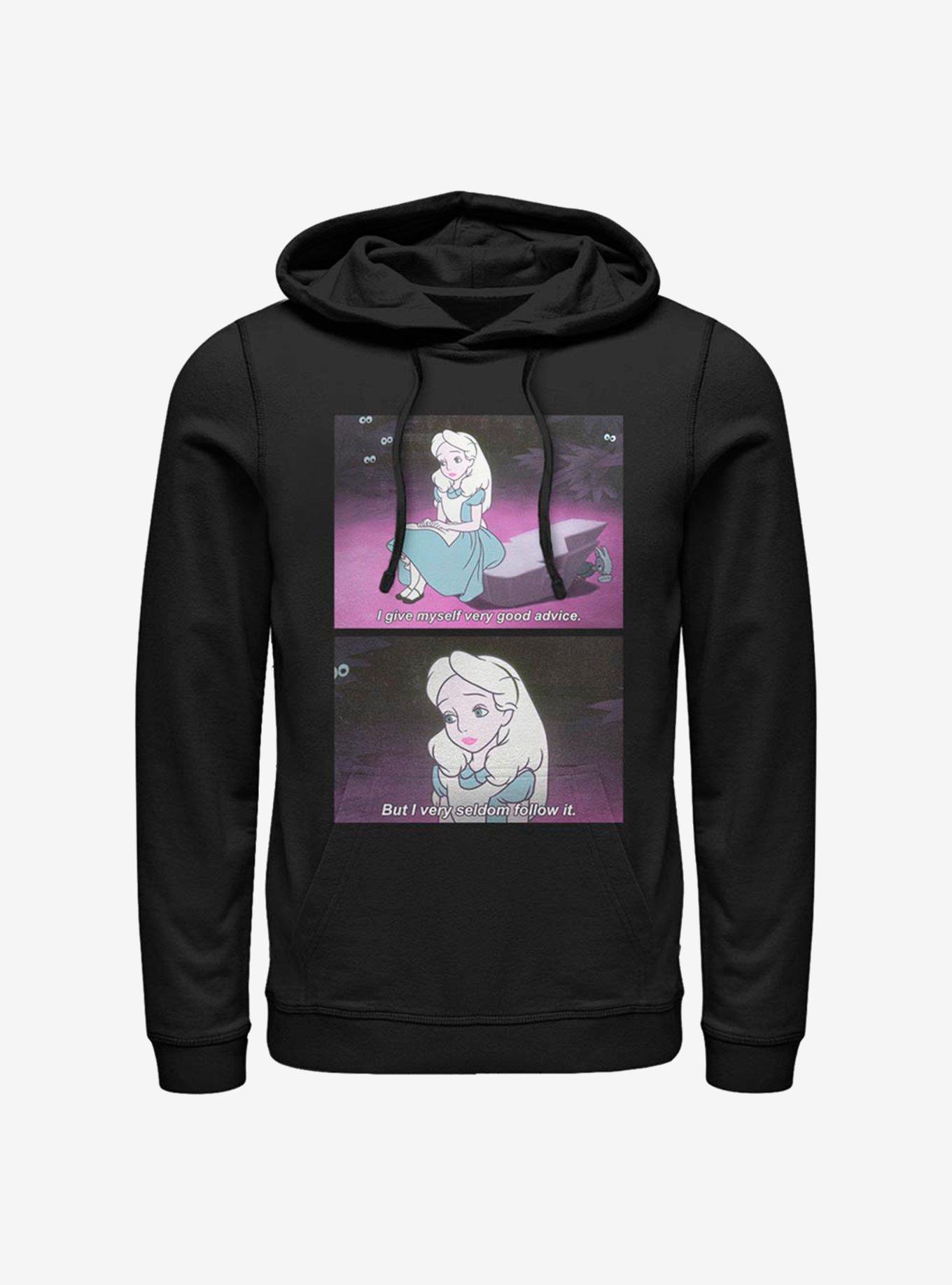 Disney Alice In Wonderland Advice Meme Hoodie, , hi-res