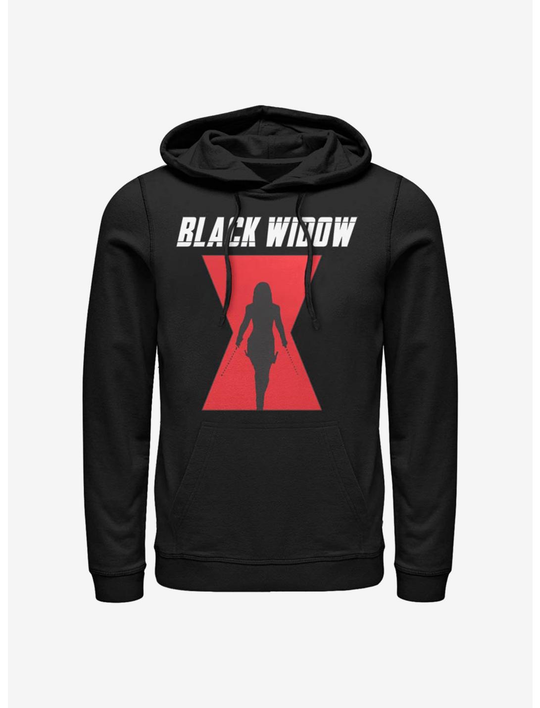 Marvel Black Widow Logo Hoodie, BLACK, hi-res