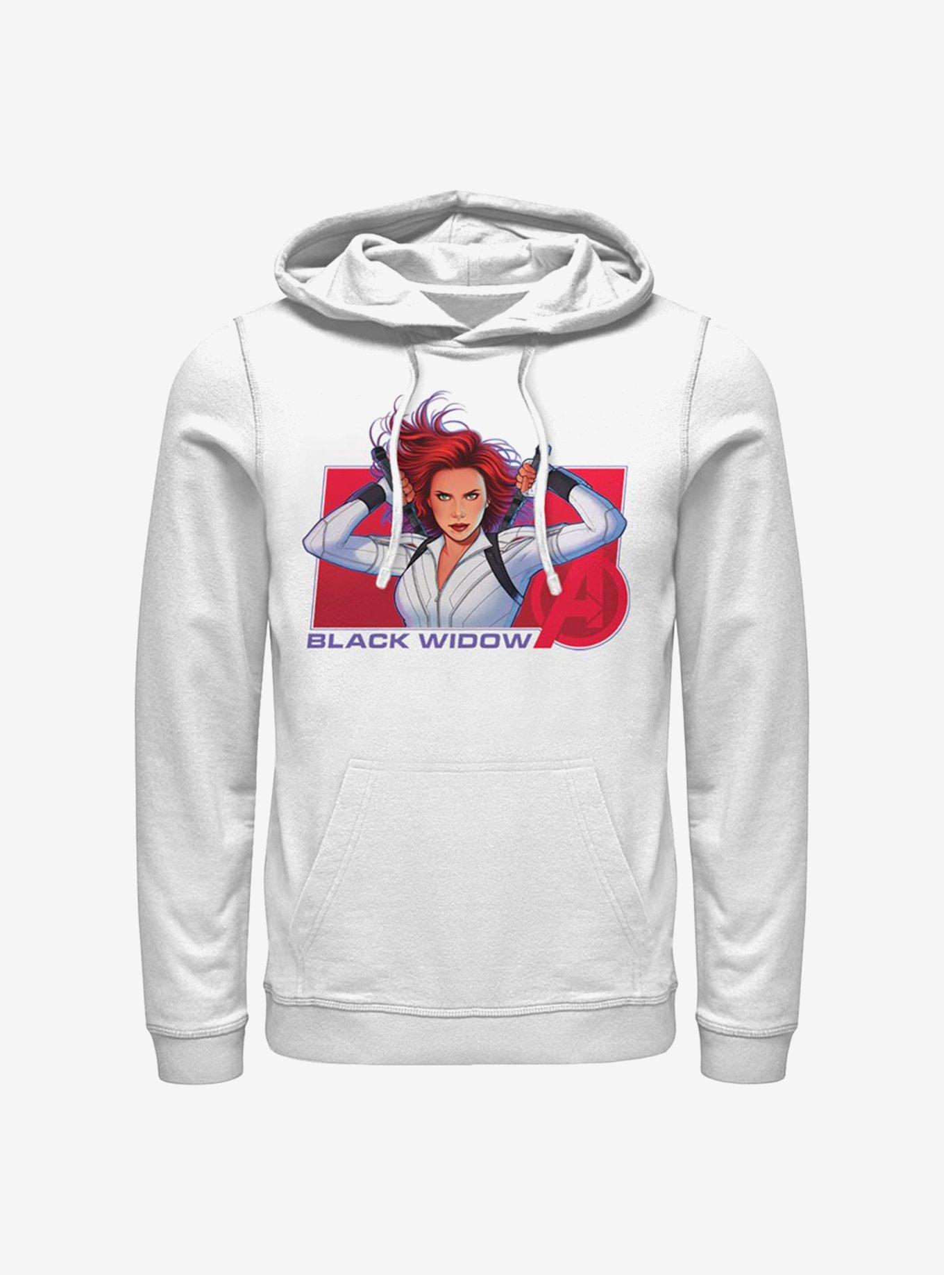 Marvel Black Widow Ready Widow Hoodie, WHITE, hi-res