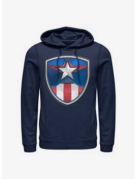 Marvel Captain America Captain Crest Hoodie, , hi-res