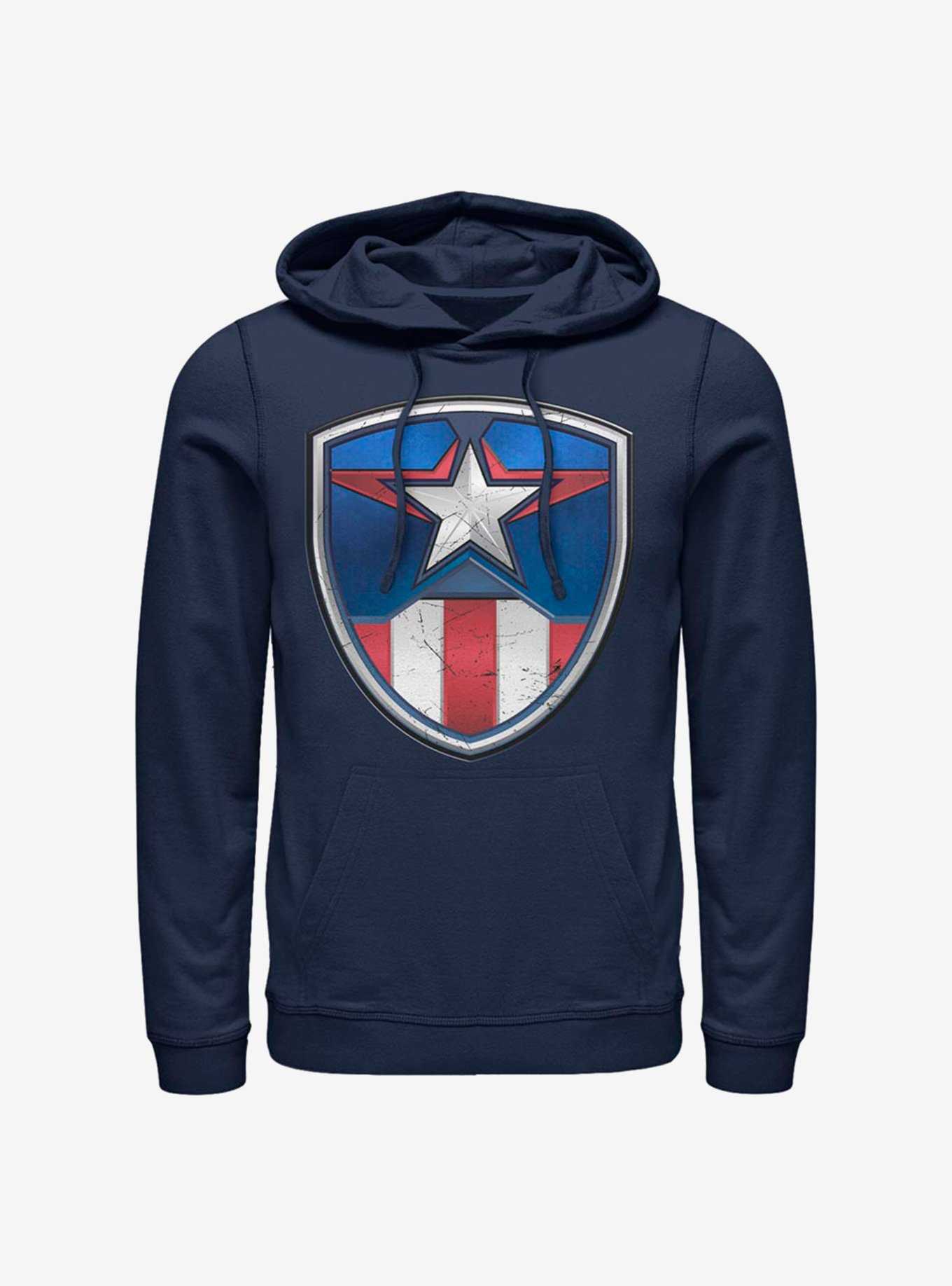 Marvel Captain America Captain Crest Hoodie, , hi-res
