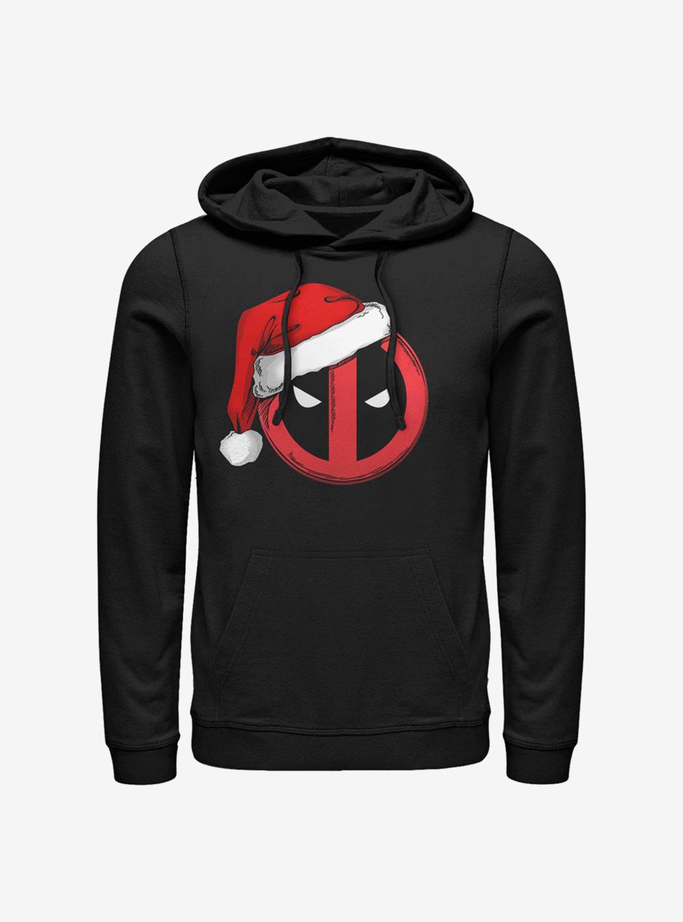 Marvel Deadpool Santa Hat Hoodie, , hi-res