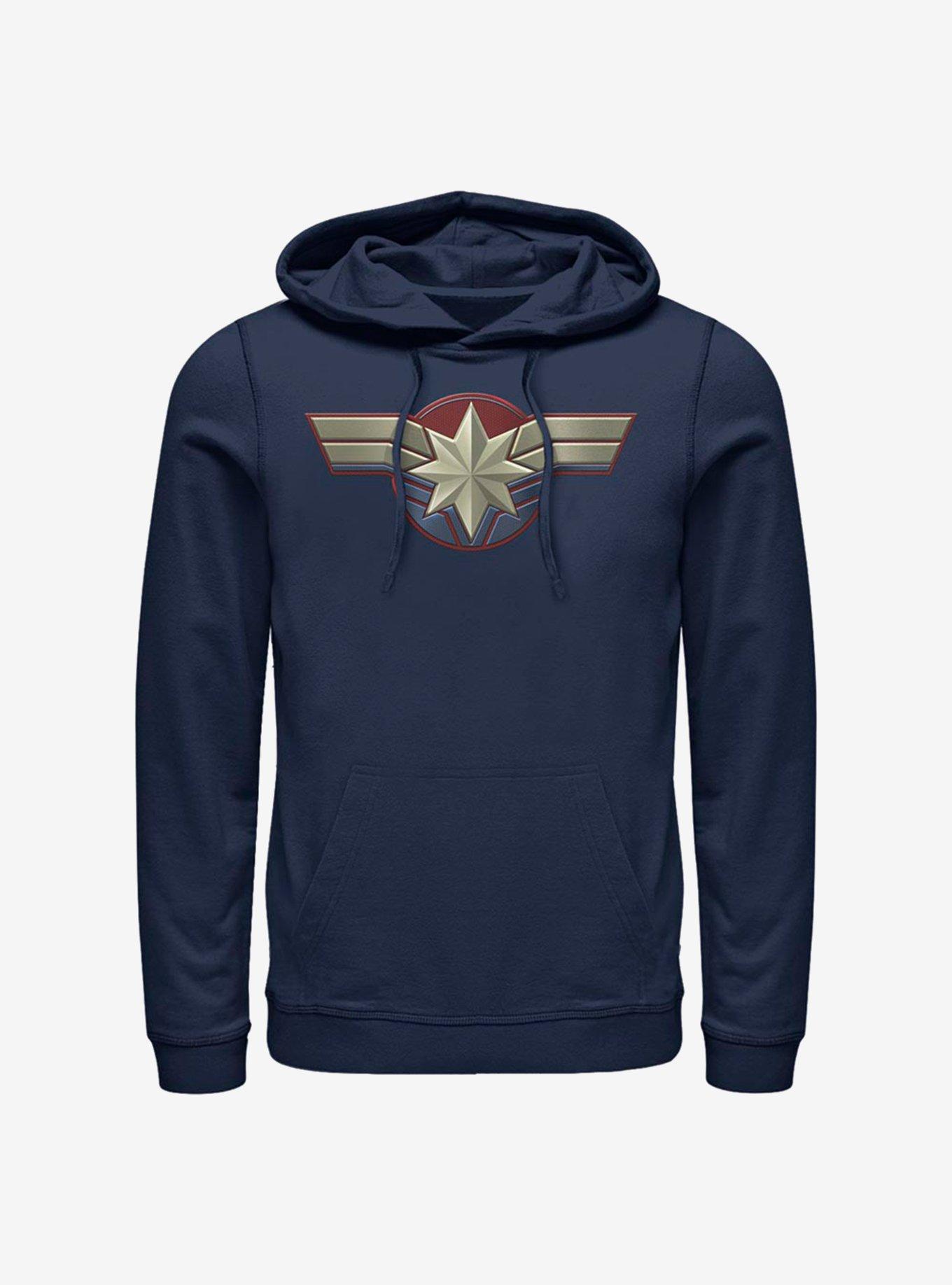 Marvel Captain Marvel Costume Logo Hoodie, , hi-res