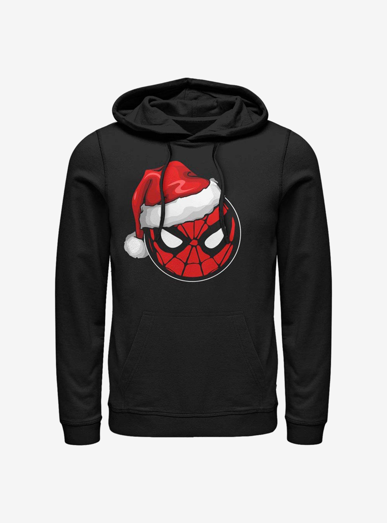 Marvel Spider-Man Spidey Santa Hat Hoodie, , hi-res