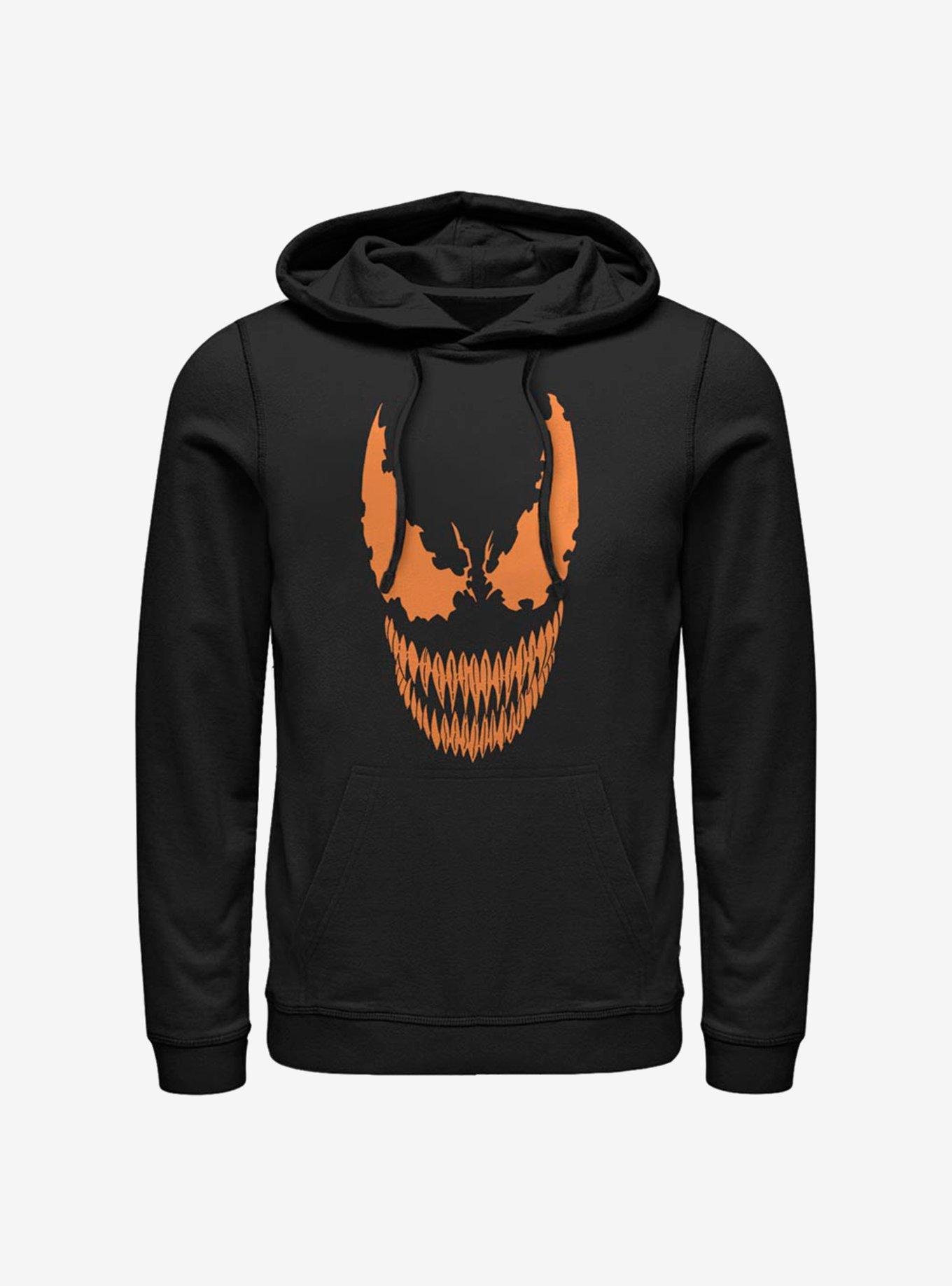 Marvel Venom Face Pumpkin Hoodie, BLACK, hi-res