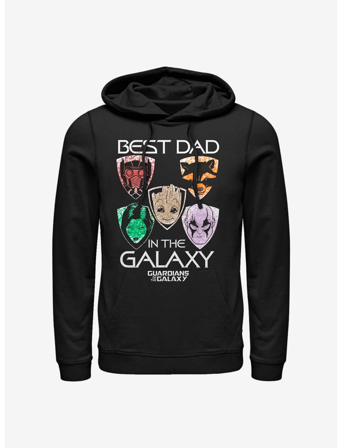 Marvel Guardians Of The Galaxy Best Galaxy Dad Hoodie, BLACK, hi-res