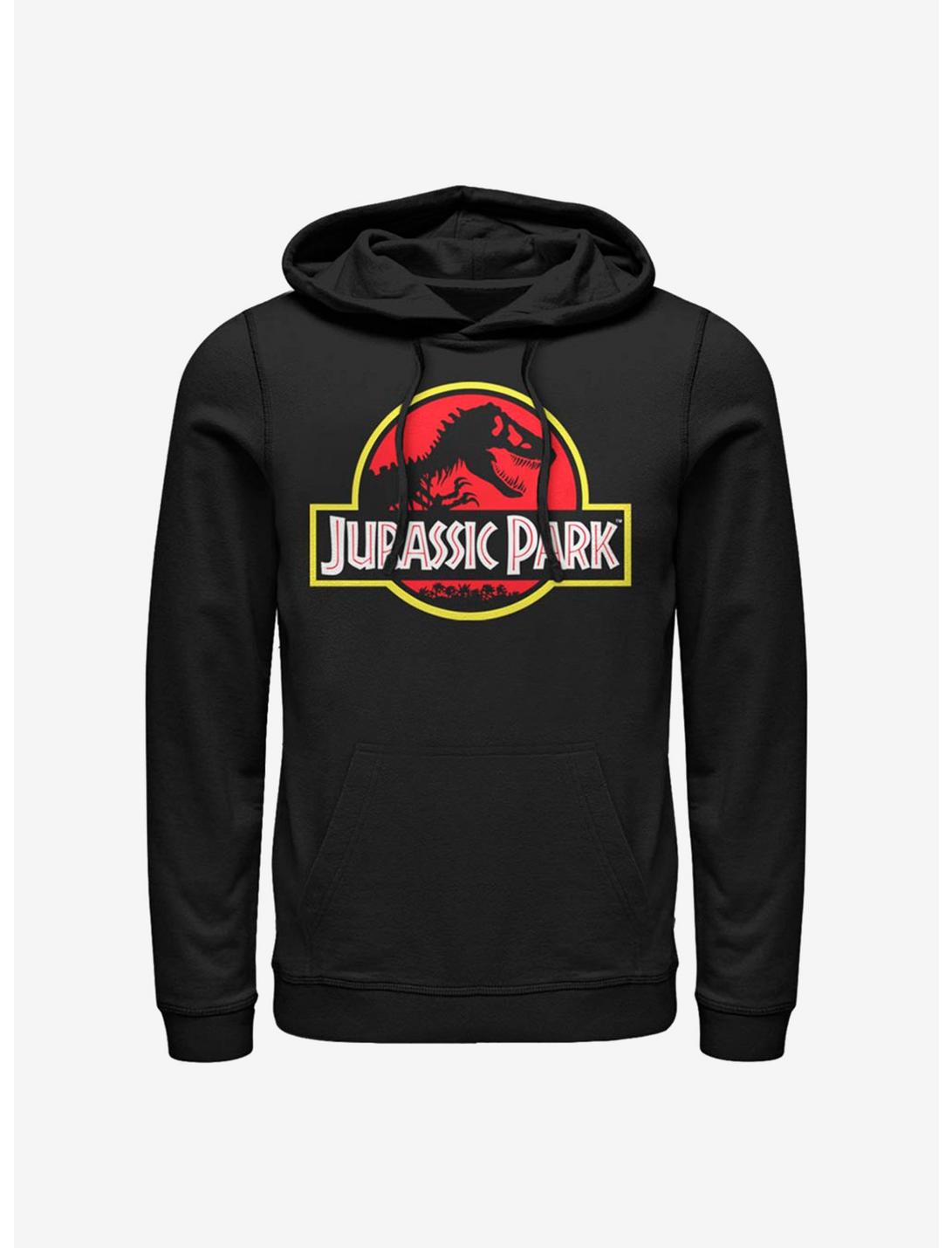 Jurassic Park Classic Logo Hoodie, BLACK, hi-res