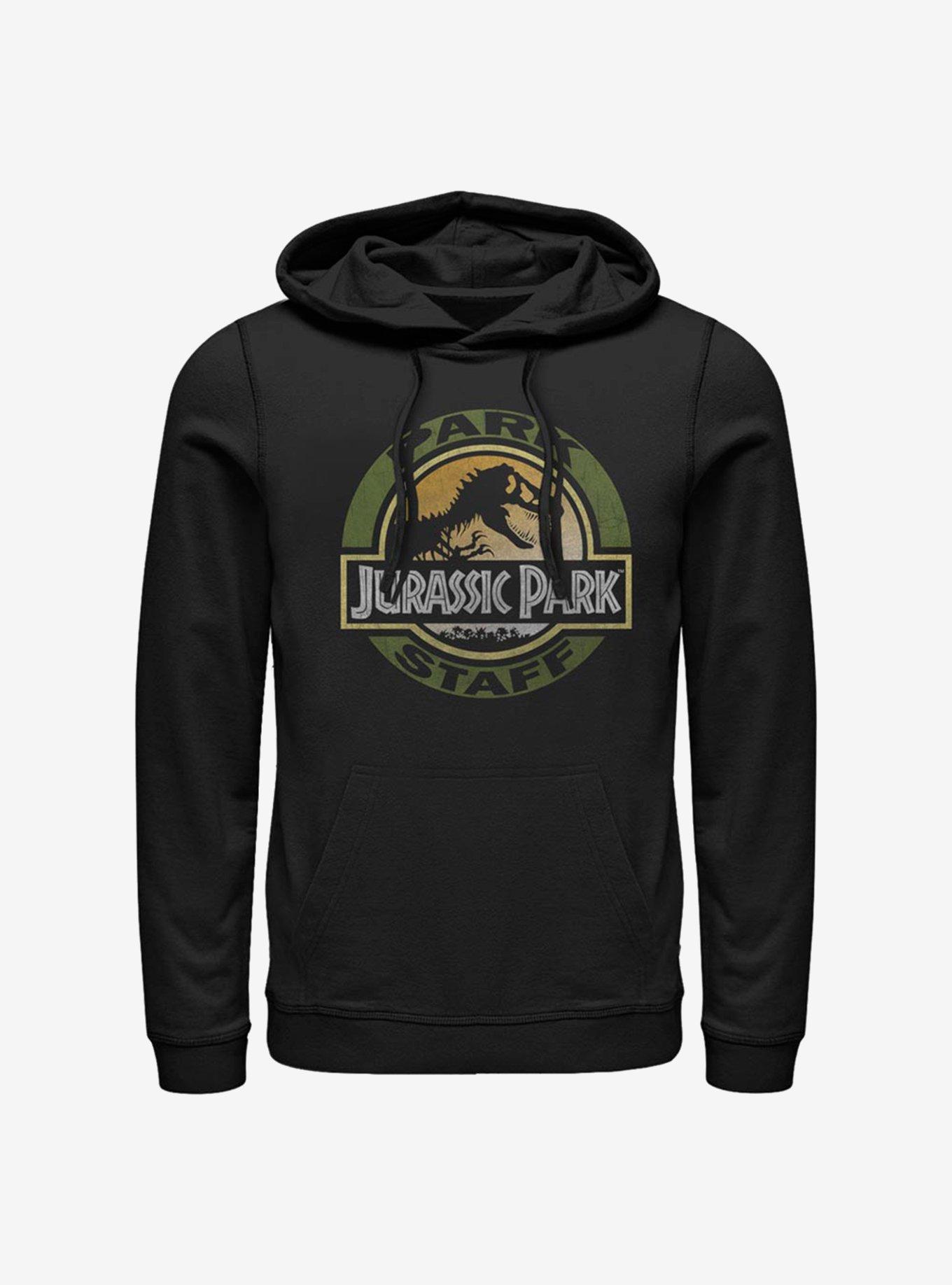 Jurassic Park Park Staff Hoodie, BLACK, hi-res