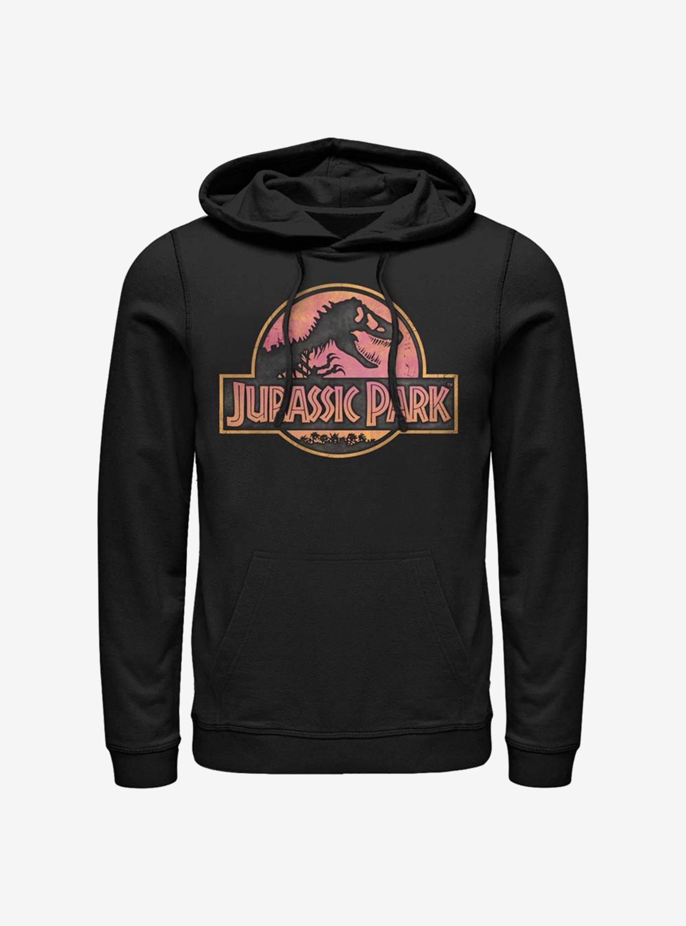 Jurassic Park Sunset Park Hoodie, BLACK, hi-res