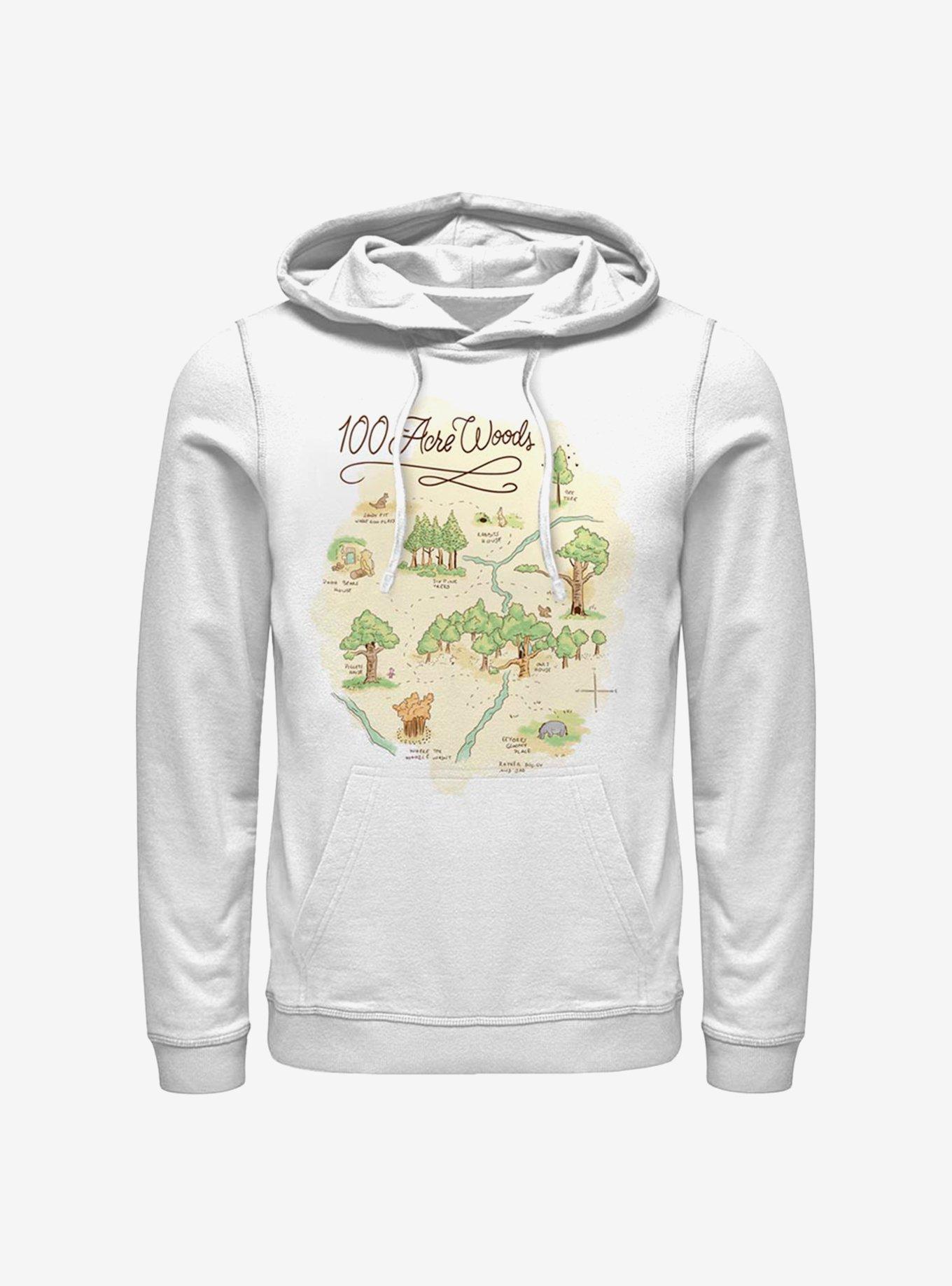Disney Winnie The Pooh 100 Acre Map Hoodie, , hi-res