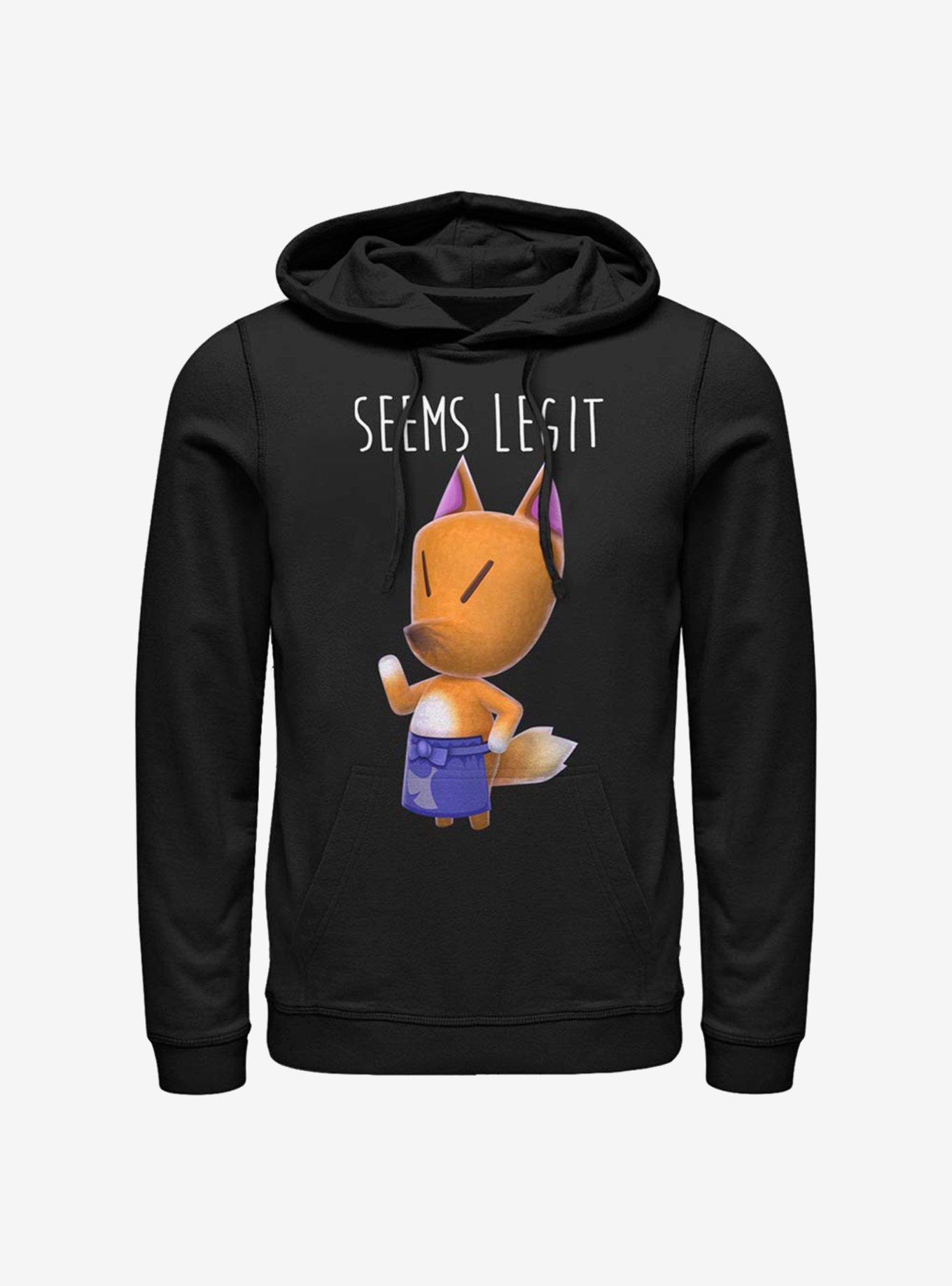 Nintendo Animal Crossing Seems Legit Hoodie, , hi-res