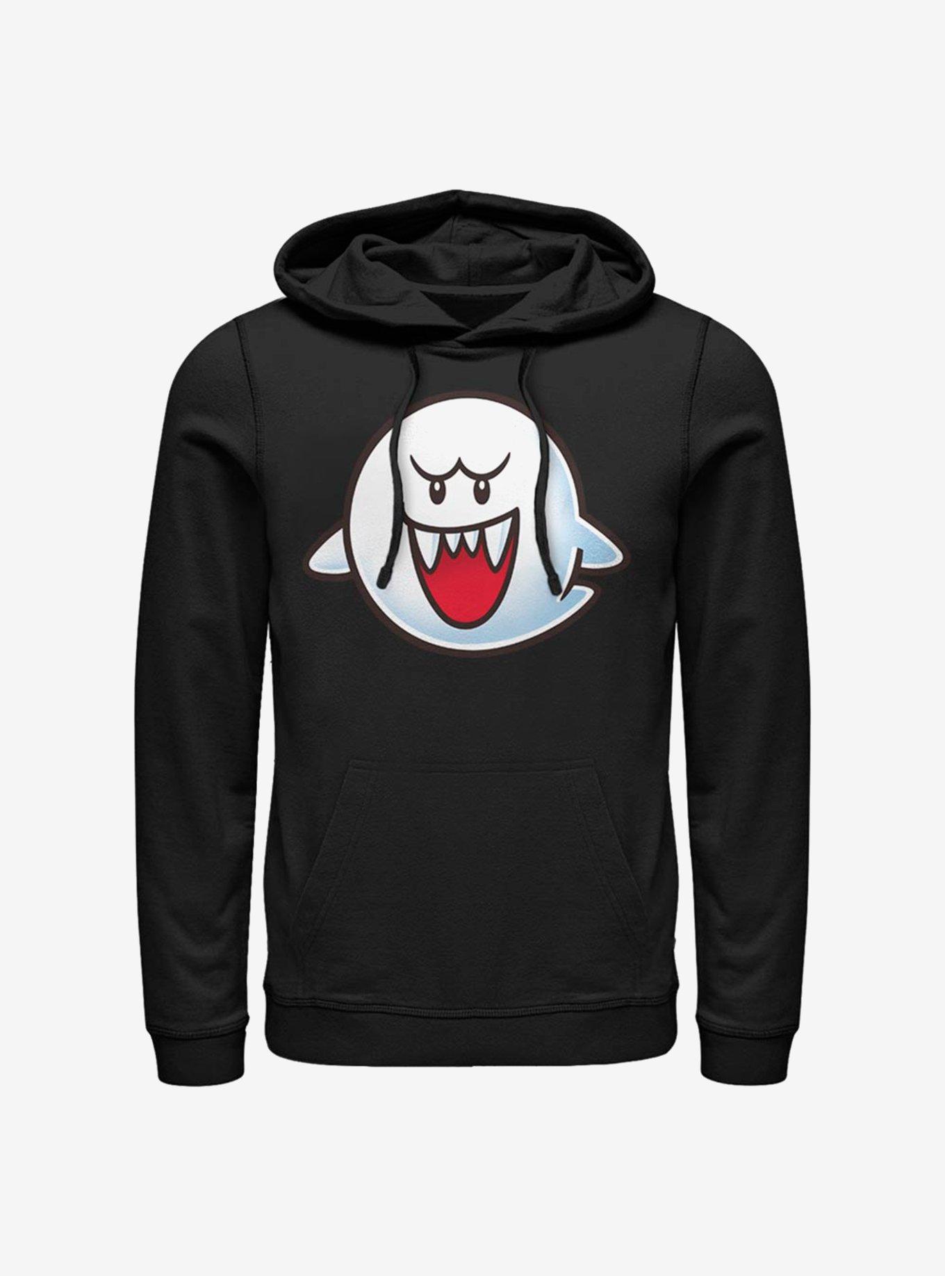 Nintendo Super Mario Boo Face Hoodie, BLACK, hi-res