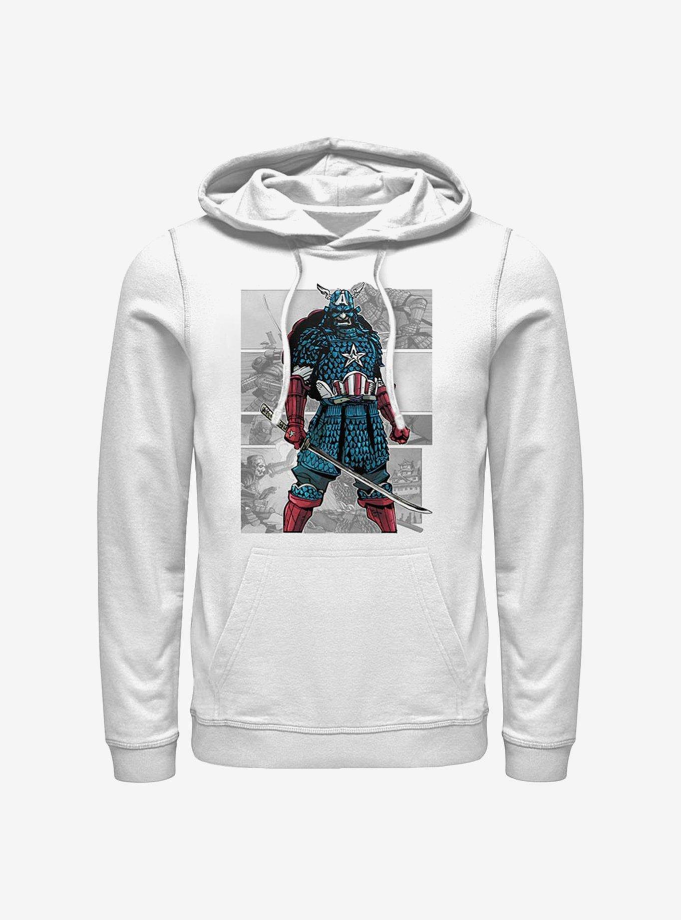 Marvel Captain America USA Samurai Hoodie, , hi-res