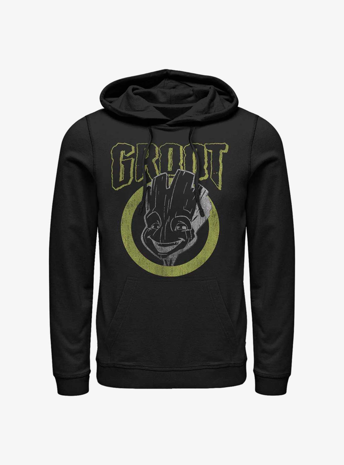 Marvel Guardians Of The Galaxy Grunge Groot Hoodie, , hi-res