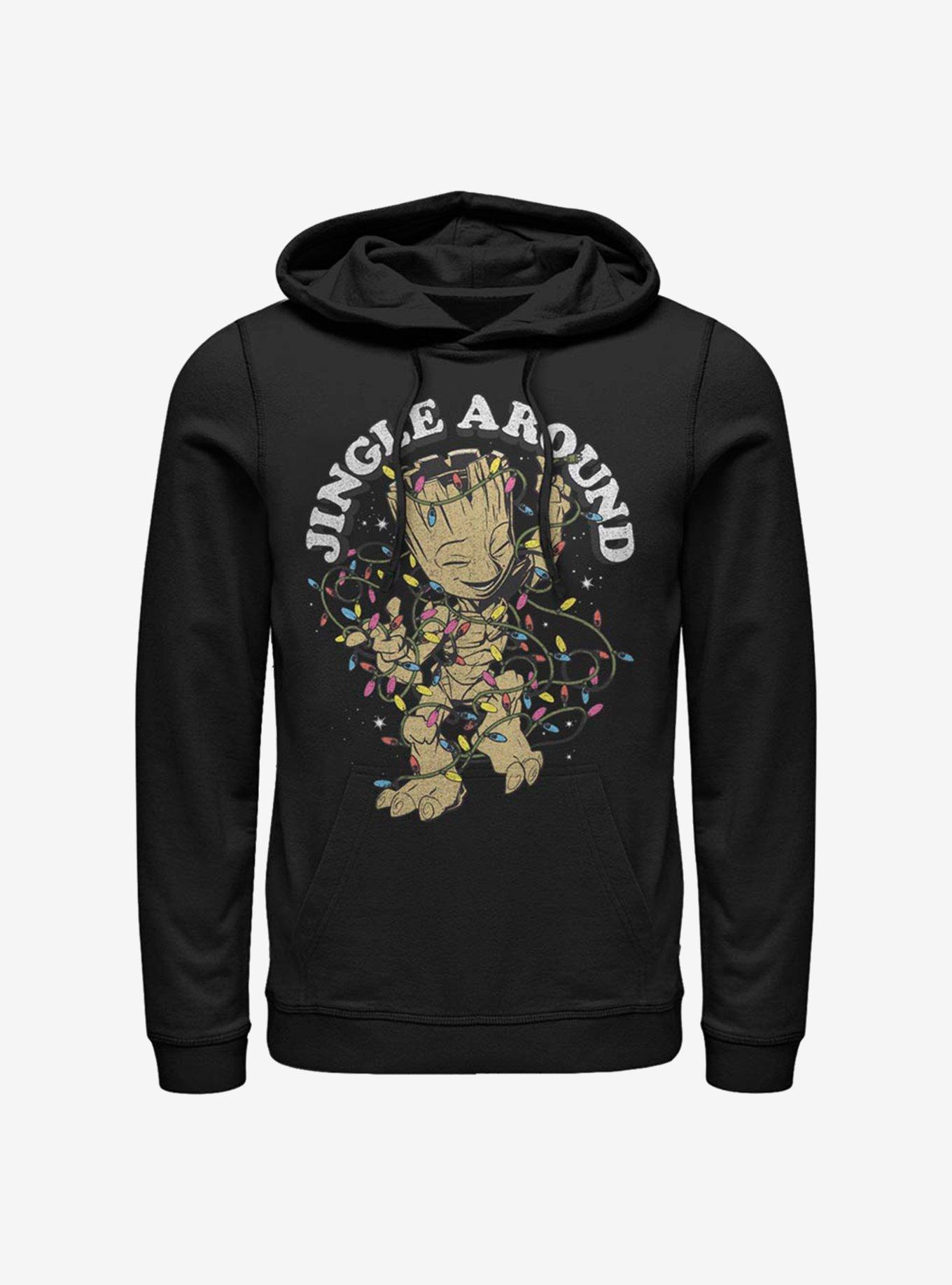 Marvel Guardians Of The Galaxy Jingle Groot Hoodie, , hi-res