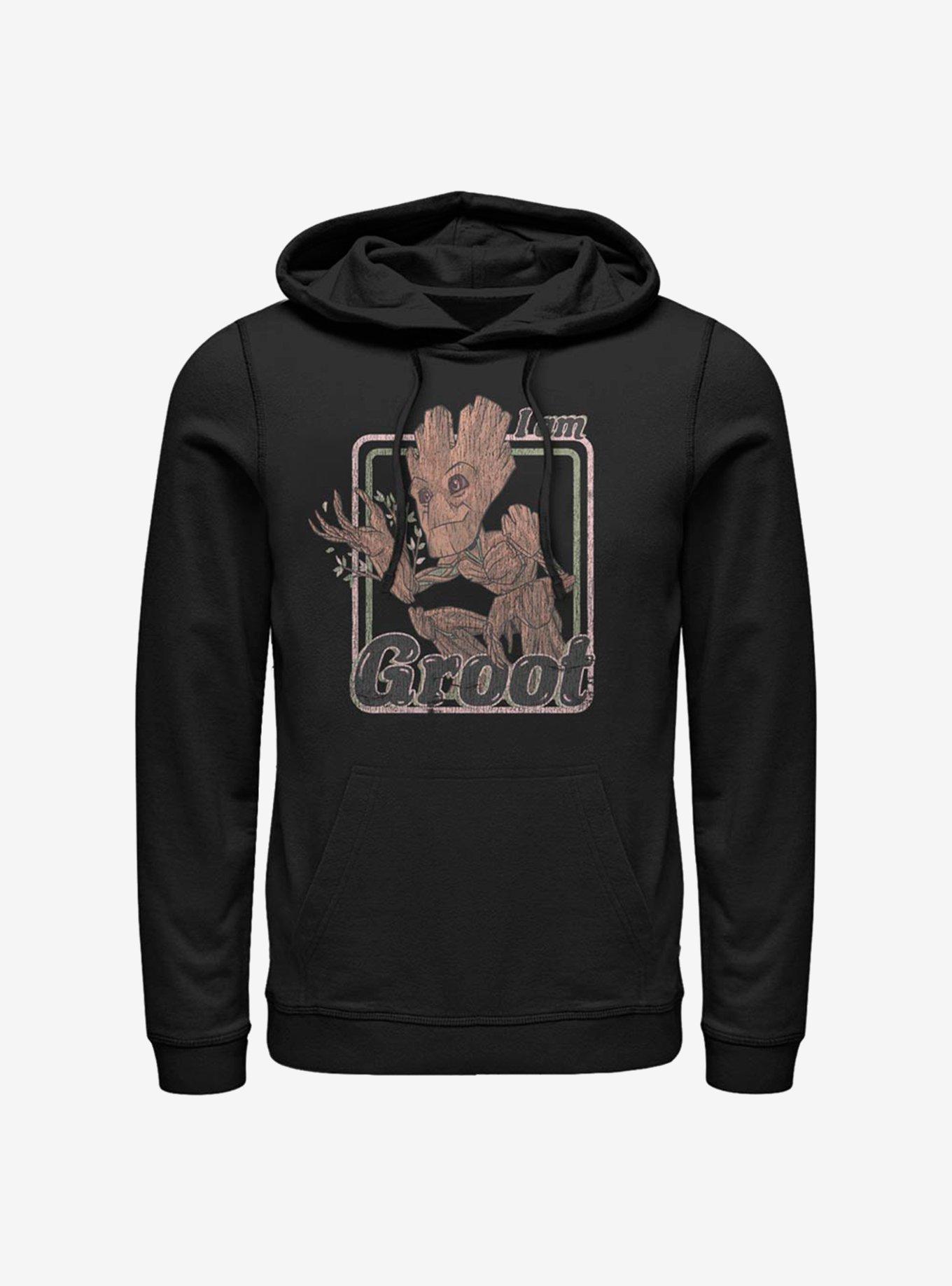 Marvel Guardians Of The Galaxy Thrifted Groot Hoodie, , hi-res