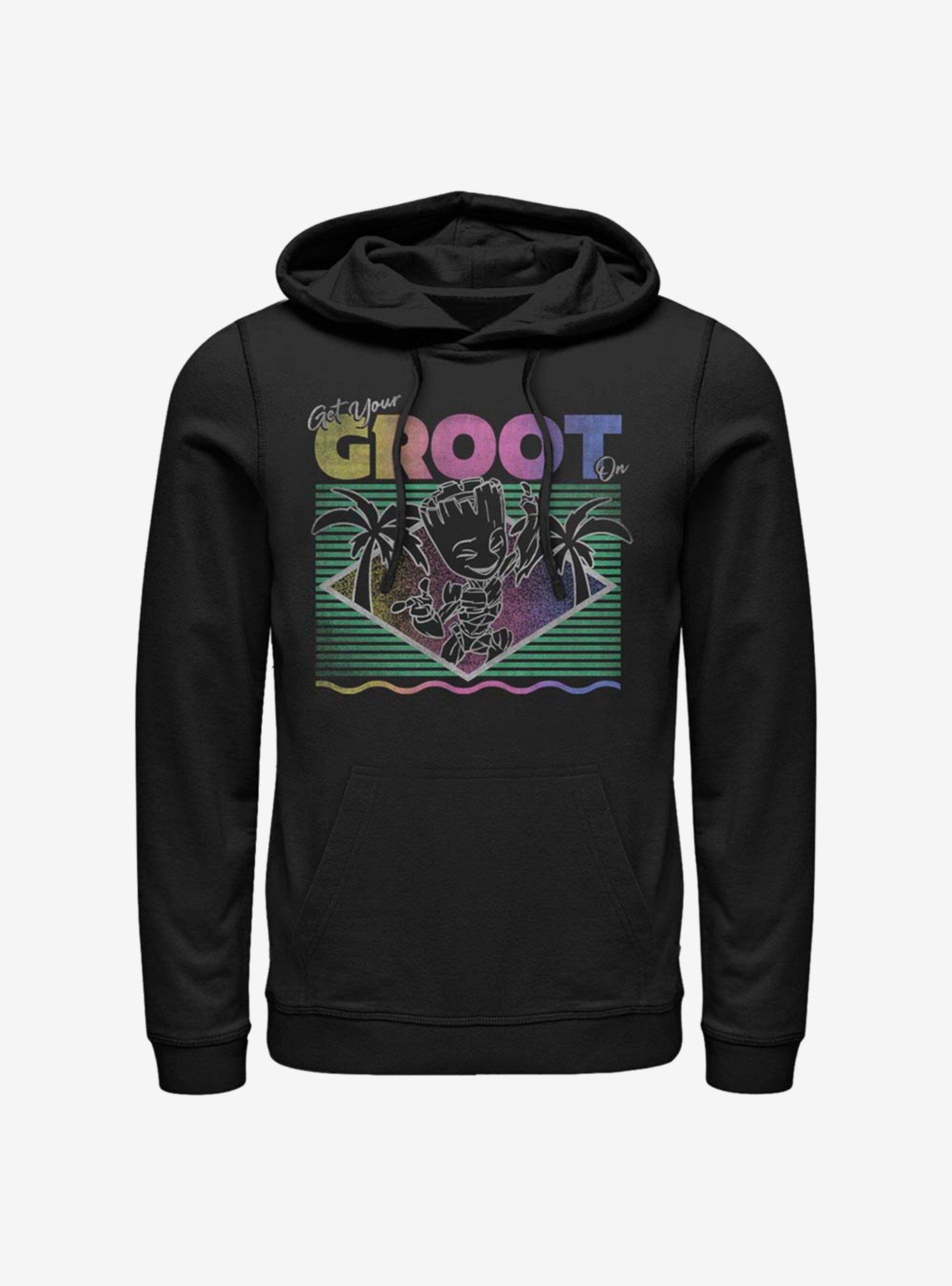 Marvel Guardians Of The Galaxy Vacay Groot Hoodie, , hi-res