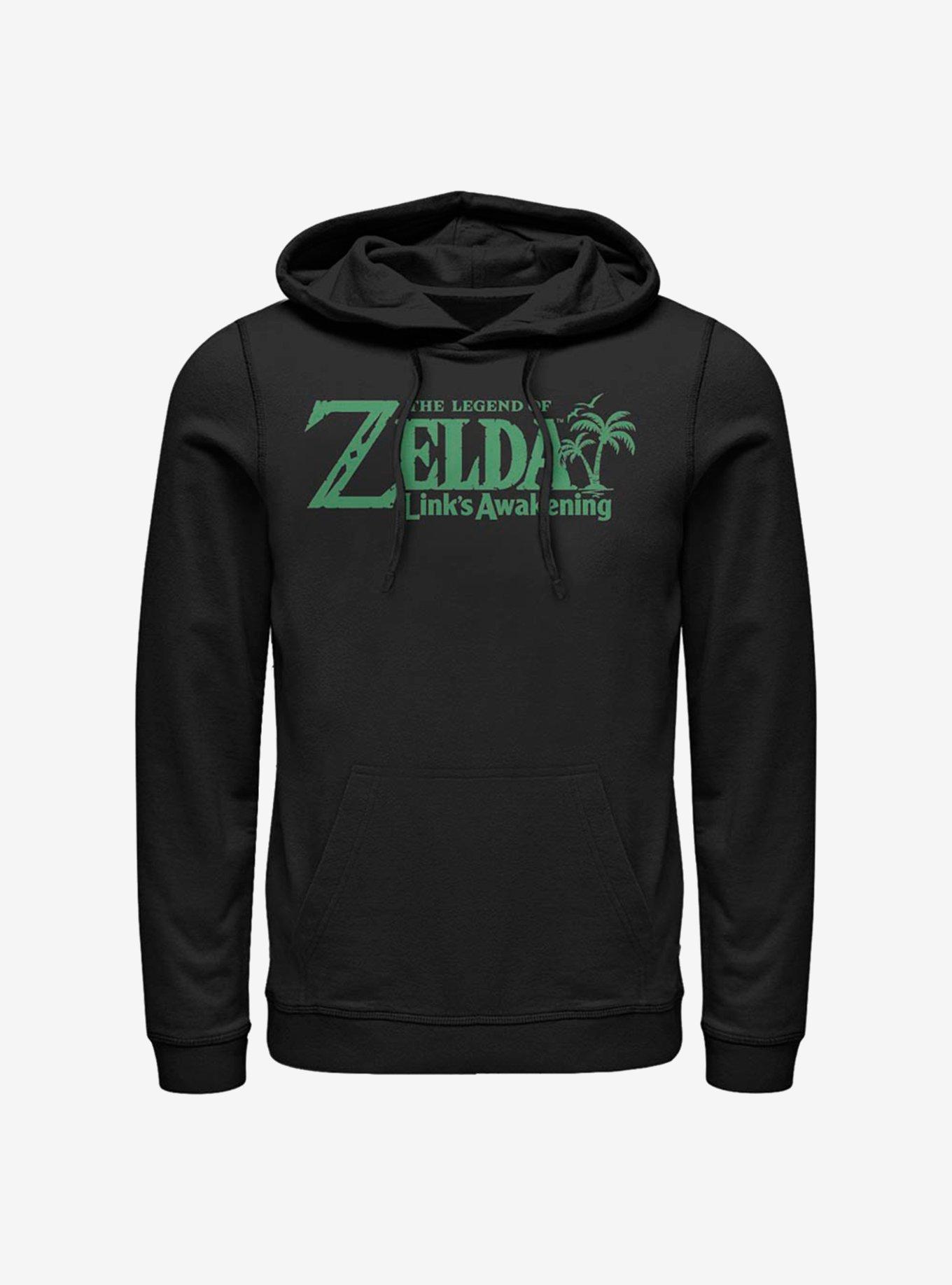 Nintendo The Legend Of Zelda: Link's Awakening English Logo Hoodie, , hi-res
