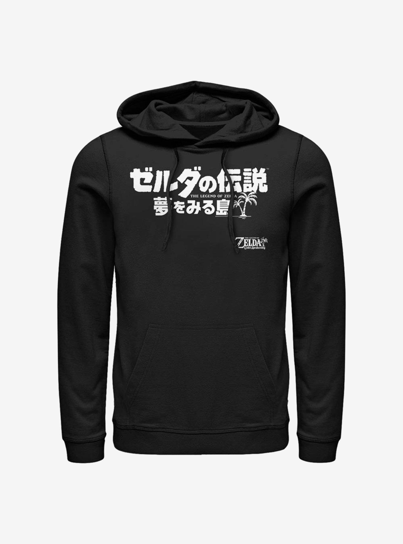 Nintendo The Legend Of Zelda: Link's Awakening Japanese Text Hoodie, , hi-res