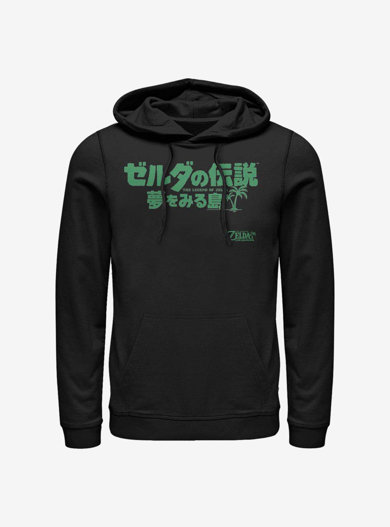 Nintendo The Legend Of Zelda: Link's Awakening Japanese Text Hoodie, , hi-res