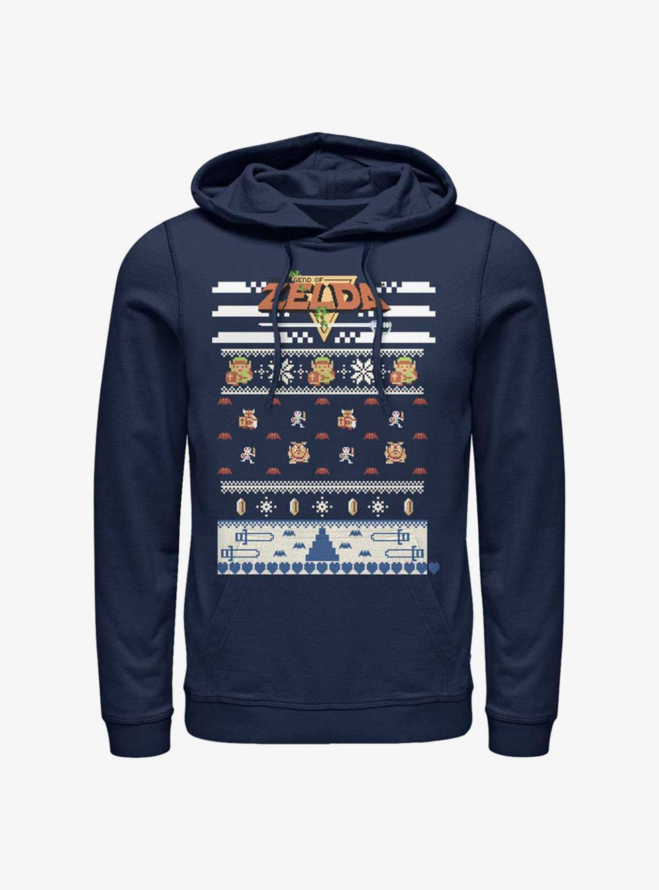Nintendo The Legend Of Zelda Holiday Sweater Pattern Hoodie, , hi-res