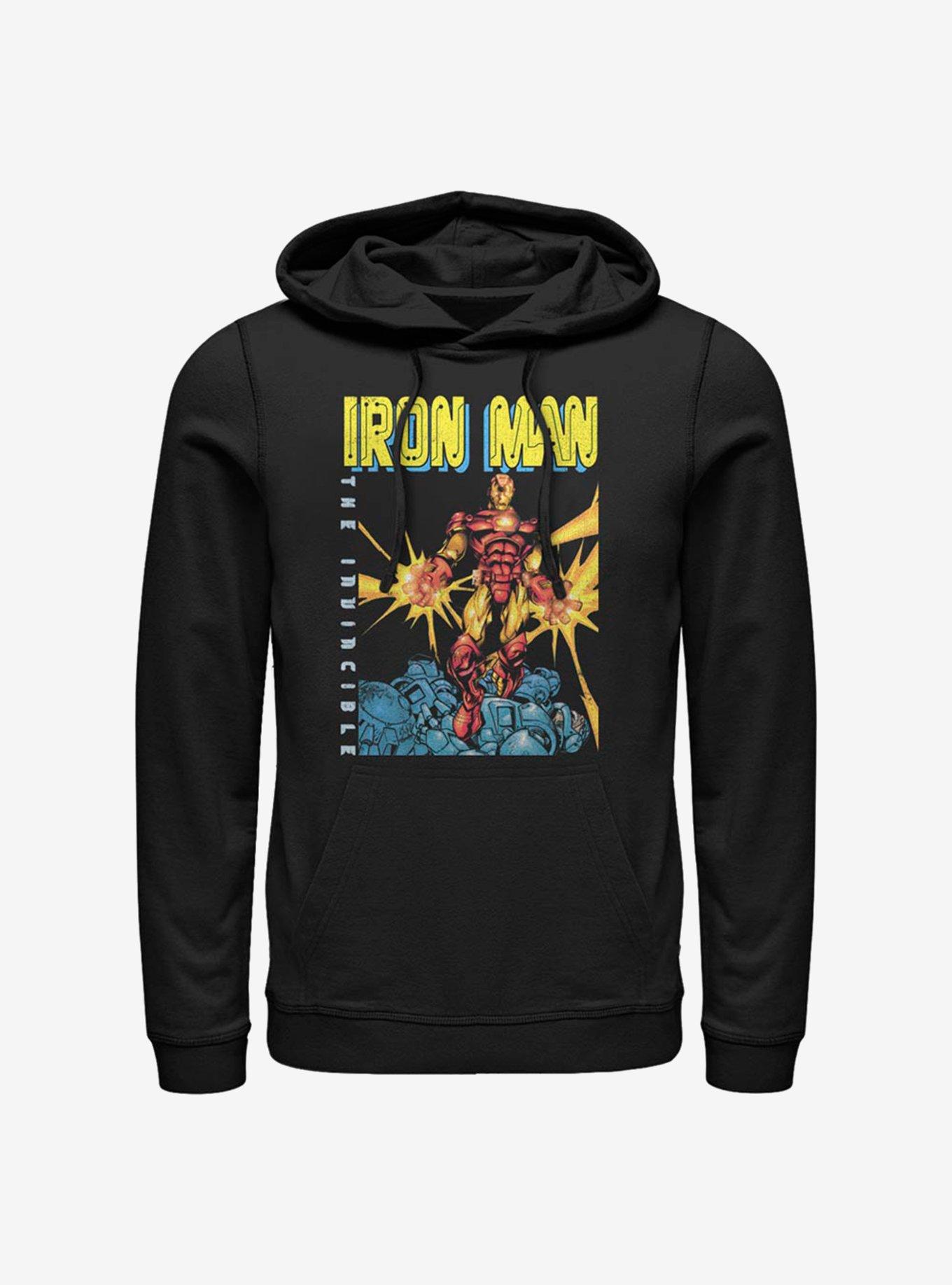 Marvel Iron Man 90s Art Hoodie, , hi-res