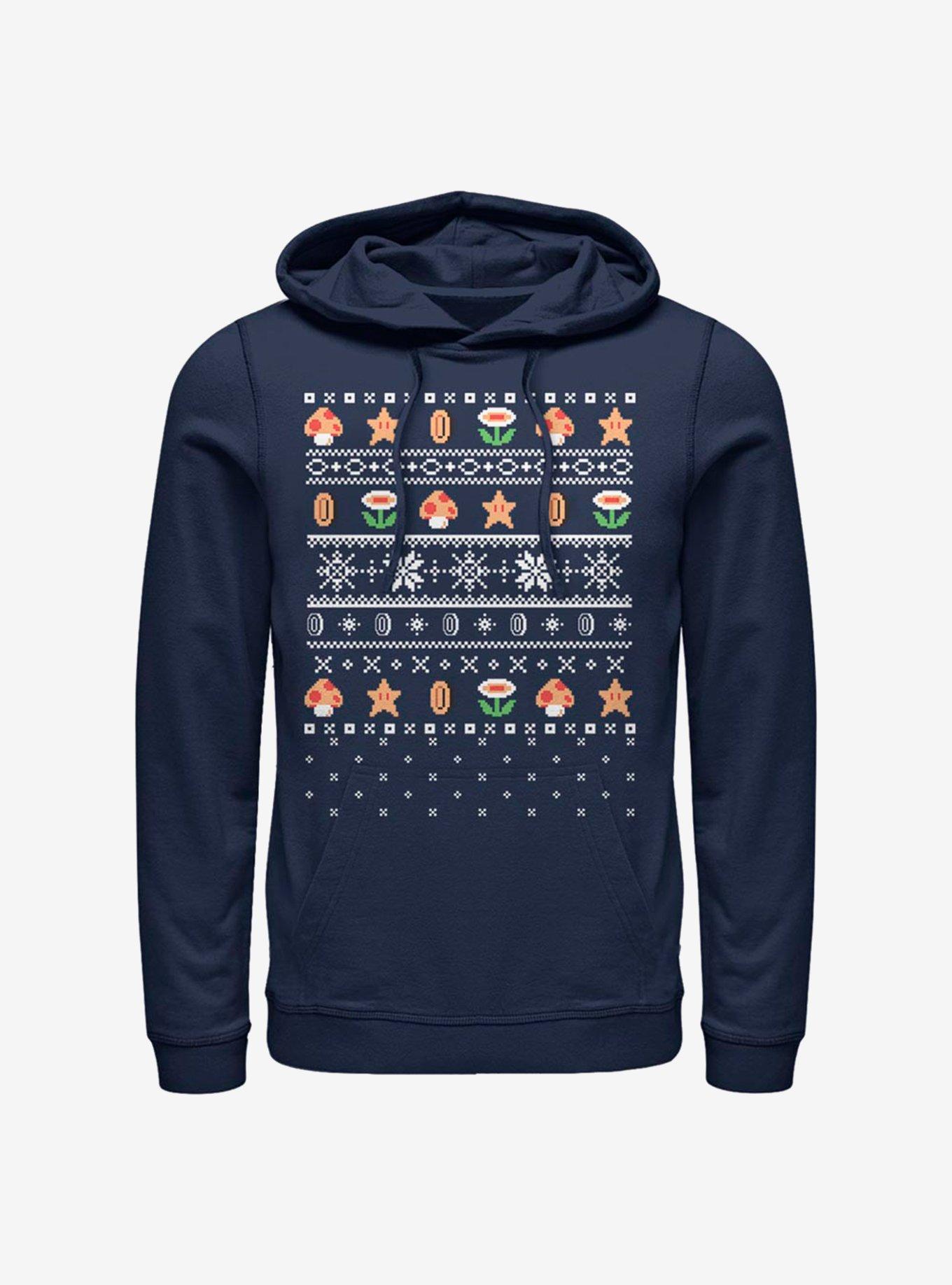Nintendo Super Mario Items Win Hoodie