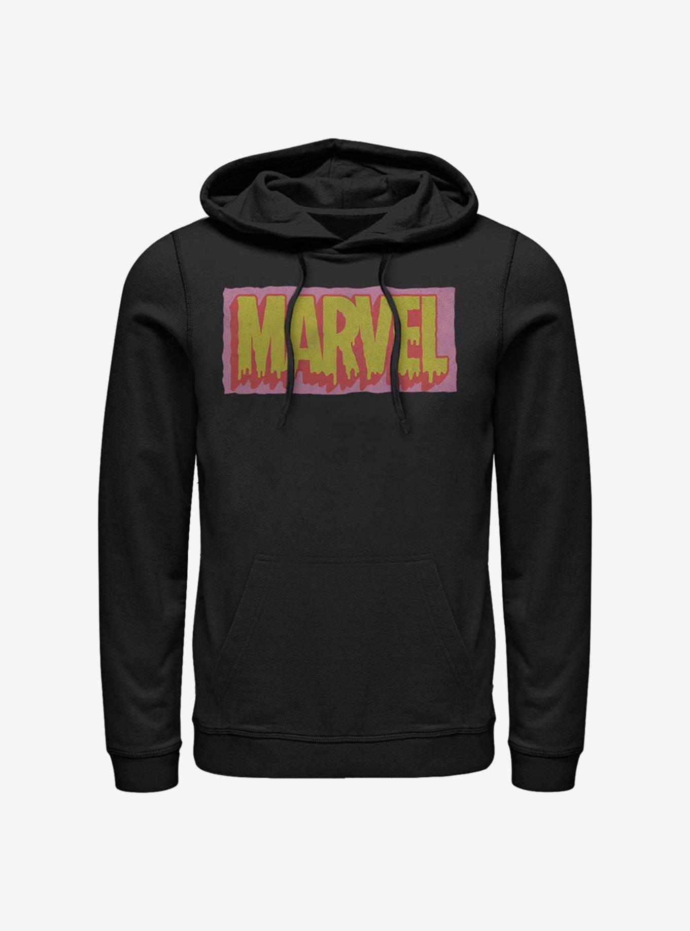 Marvel Logo Drip Hoodie, , hi-res