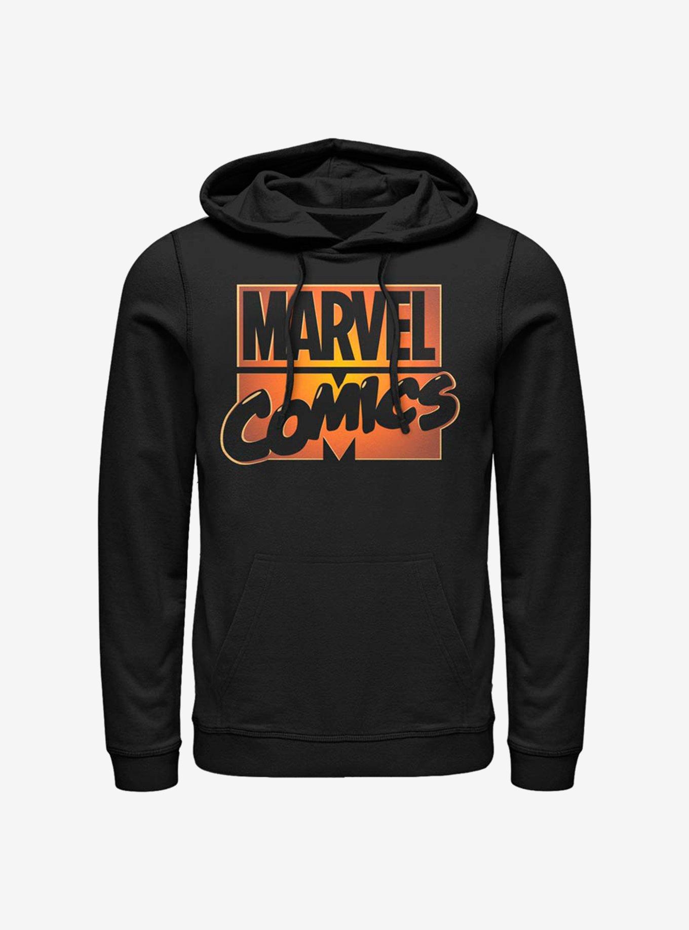 Marvel Glow Hoodie, BLACK, hi-res