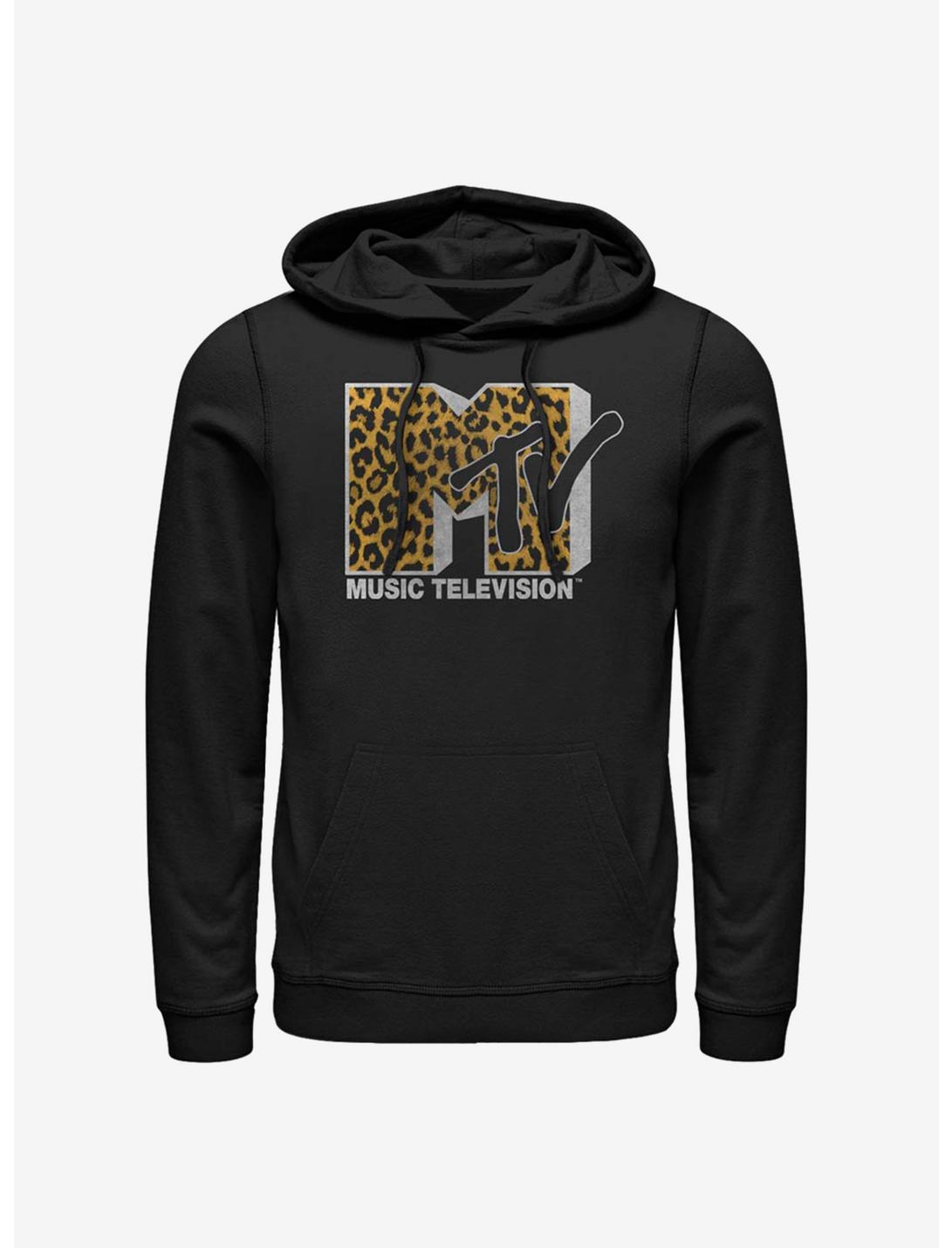 MTV Cheetah Logo Hoodie, BLACK, hi-res