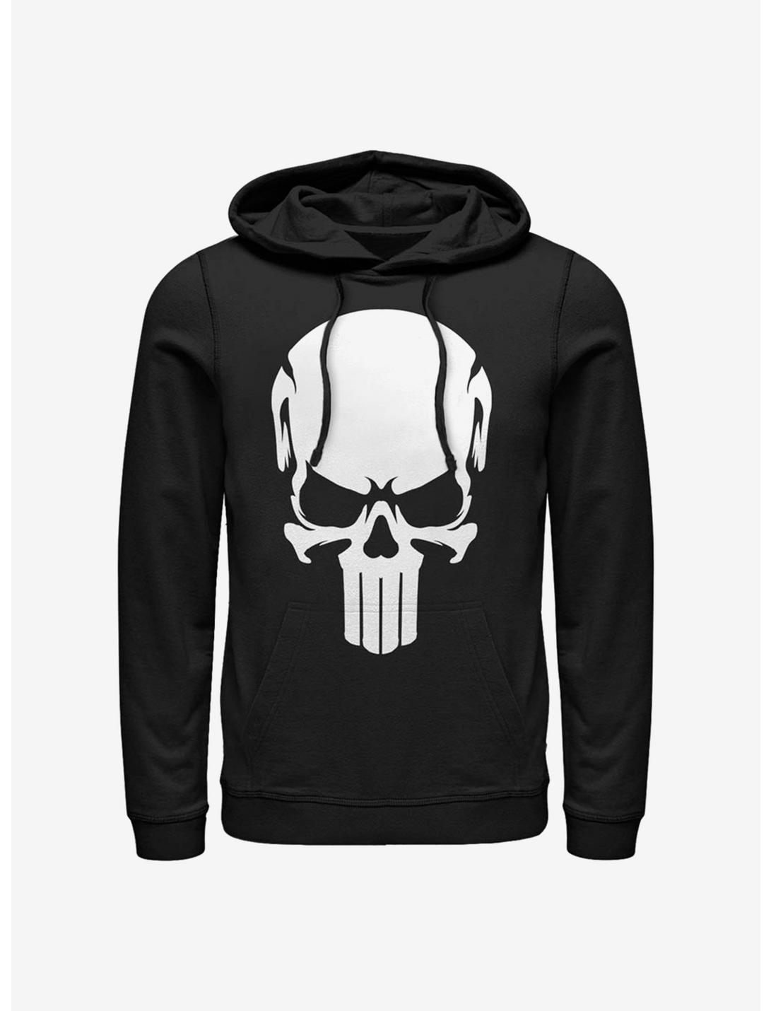 Marvel Punisher Skull Hoodie, BLACK, hi-res