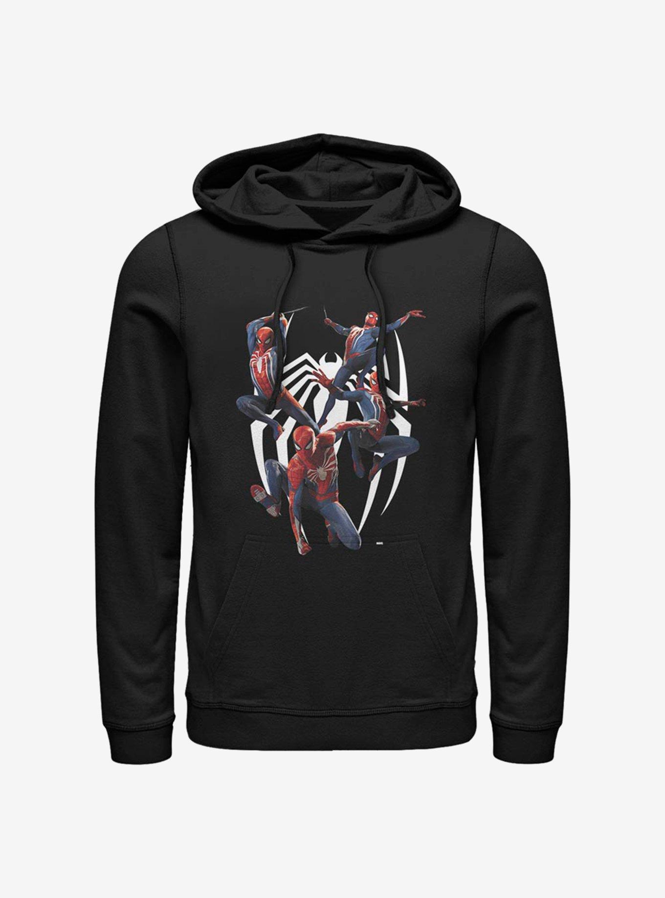 Marvel Spider-Man Swing Into Action Hoodie, BLACK, hi-res