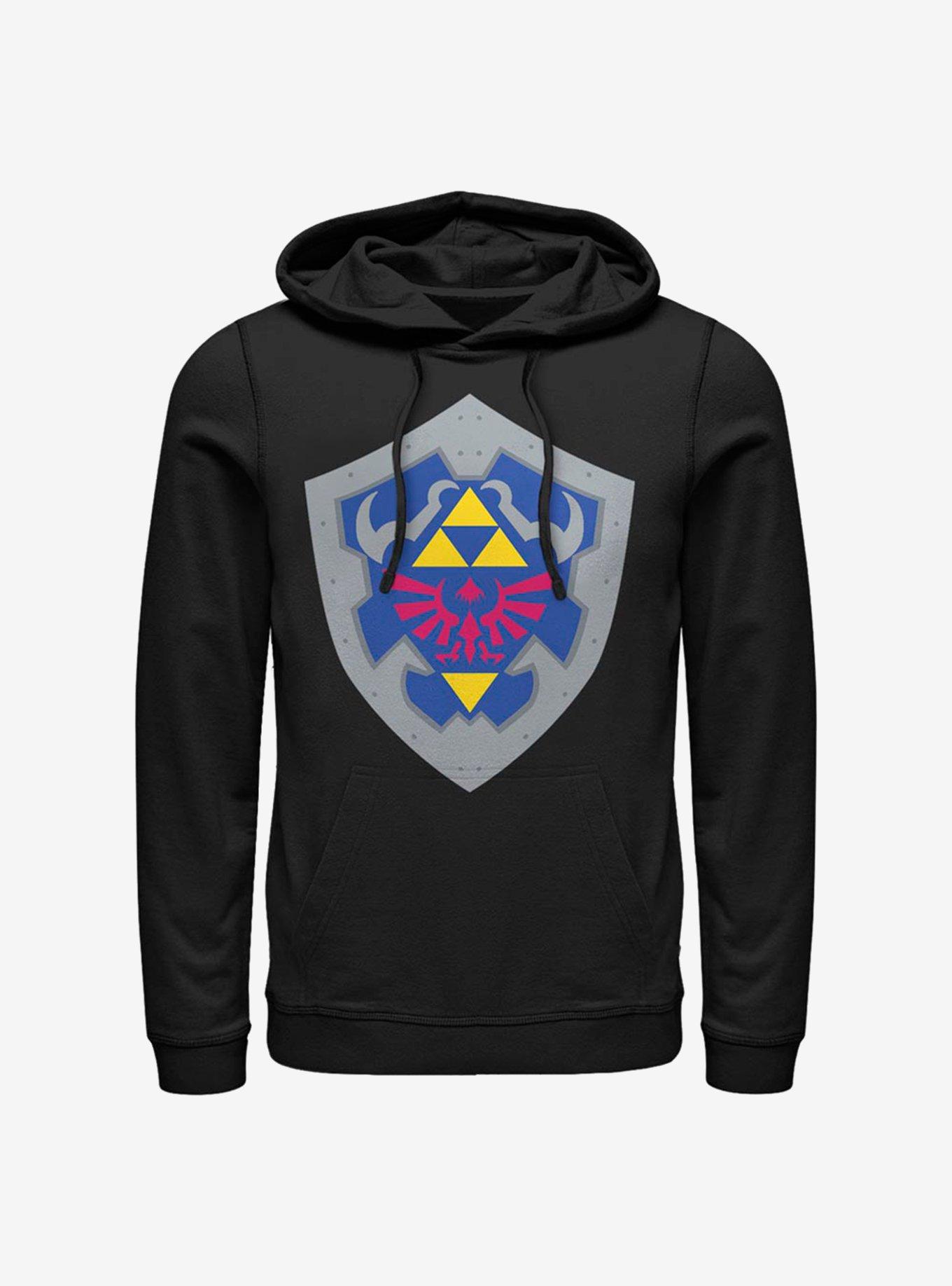 Nintendo The Legend Of Zelda: Link's Awakening Simple Shield Hoodie, , hi-res
