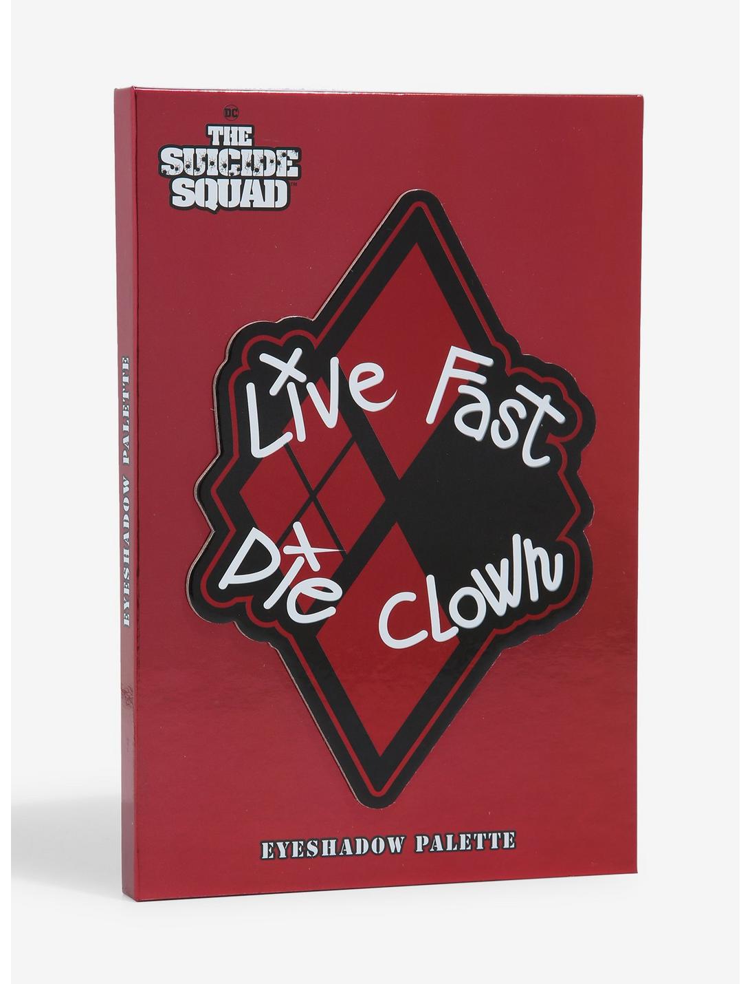 DC Comics The Suicide Squad Harley Quinn Live Fast Die Clown Eyeshadow Palette, , hi-res