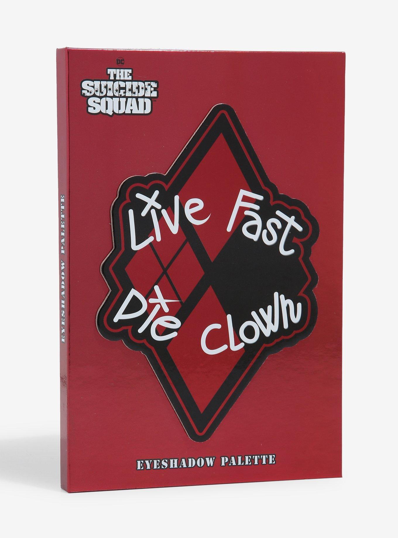DC Comics The Suicide Squad Harley Quinn Live Fast Die Clown Eyeshadow Palette, , hi-res