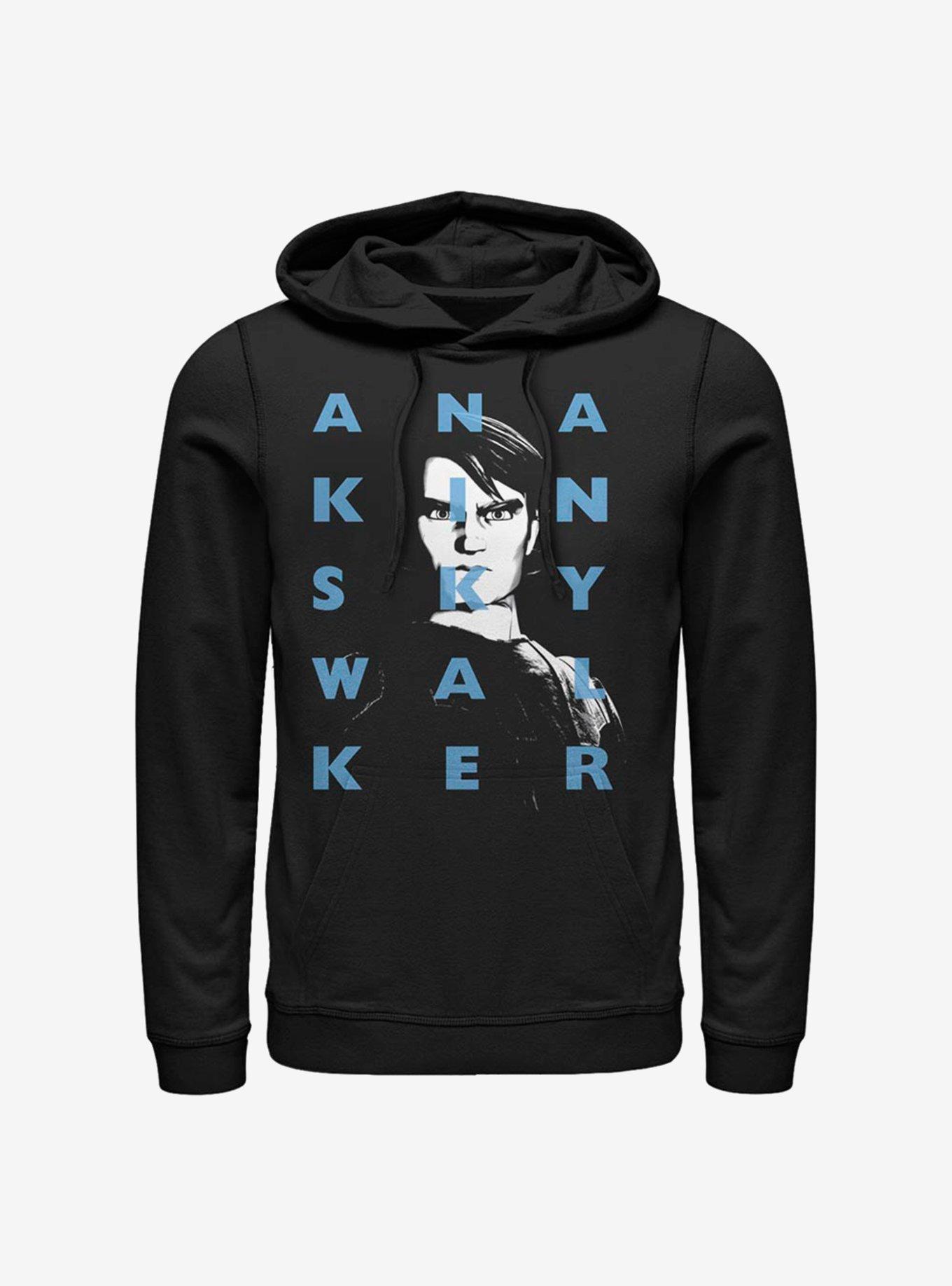 Star Wars: The Clone Wars Anakin Text Hoodie