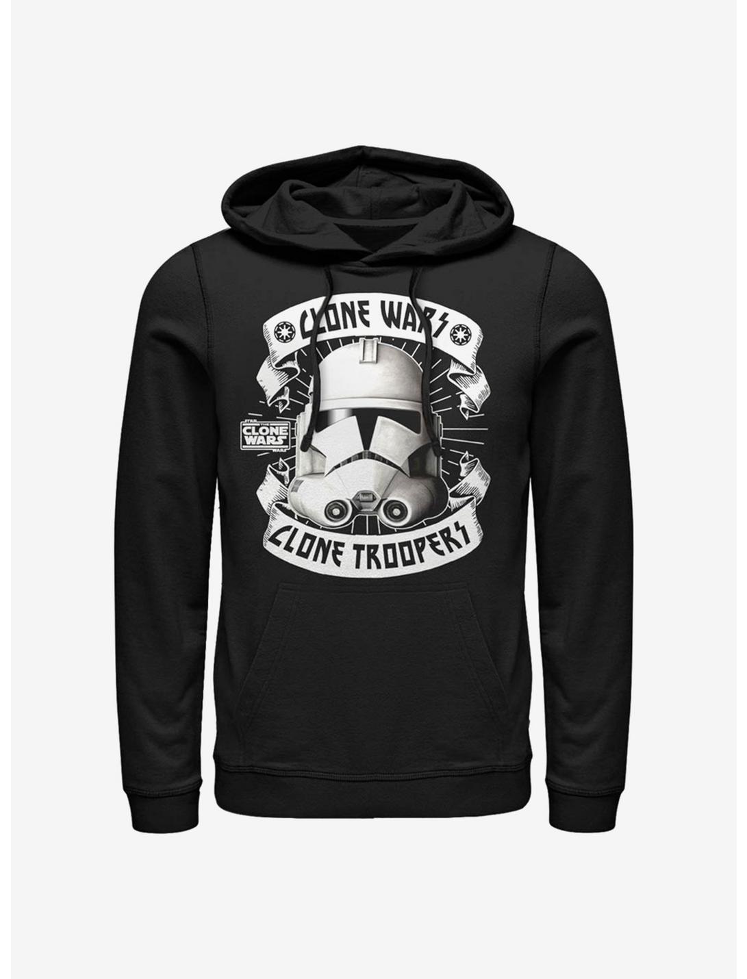 Star Wars: The Clone Wars Banner Trooper Hoodie, BLACK, hi-res